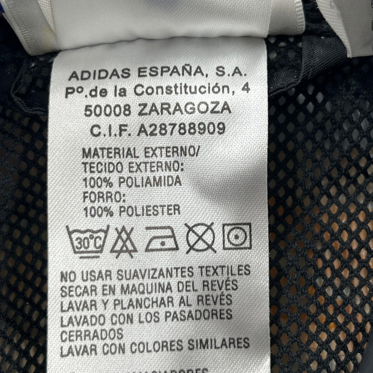 ジャージ adidas レアルマドリード ナイロンジャケット M ブラック