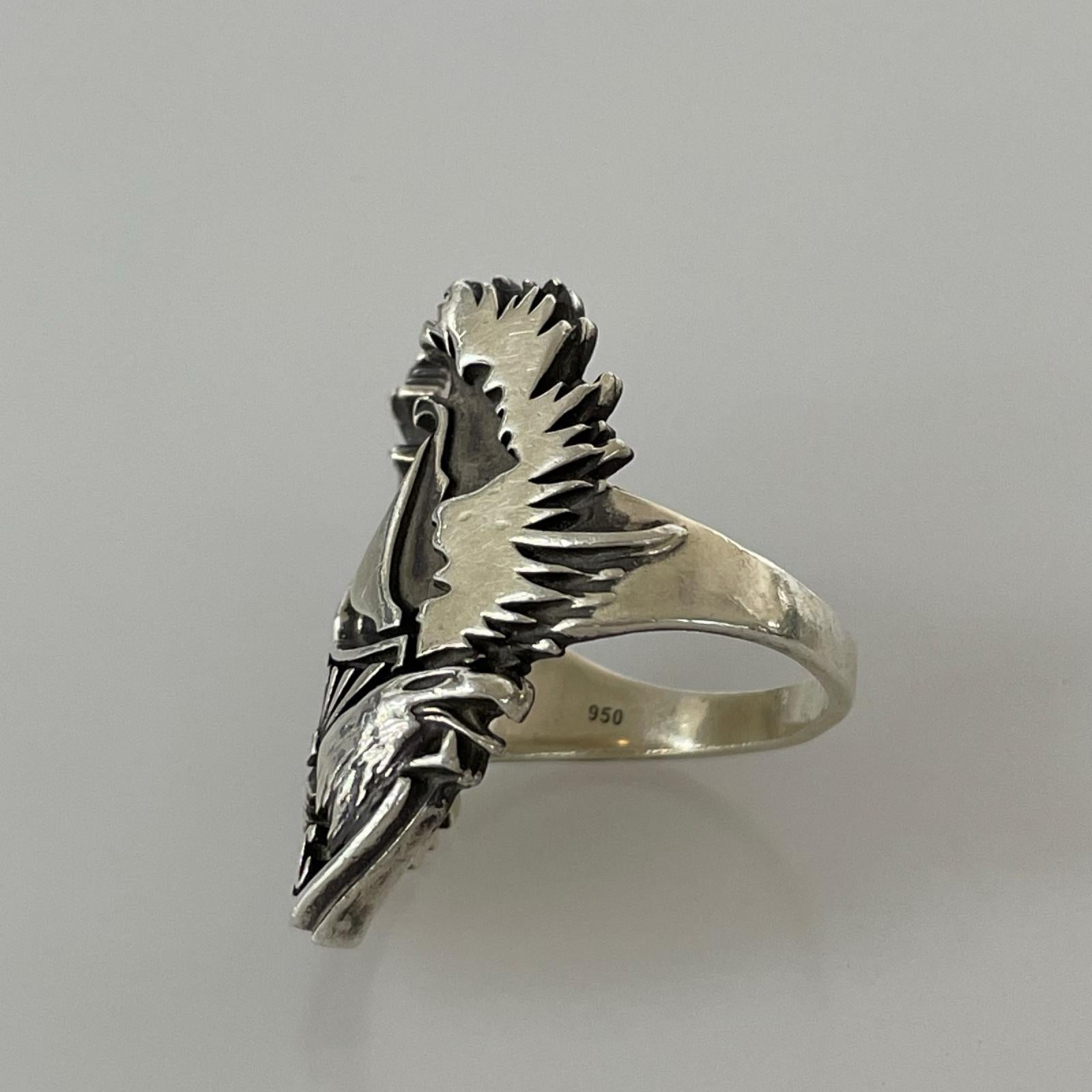 リング・指輪 SUBCULTURE JEWELRY TWIN EAGLE RING 950 シルバー