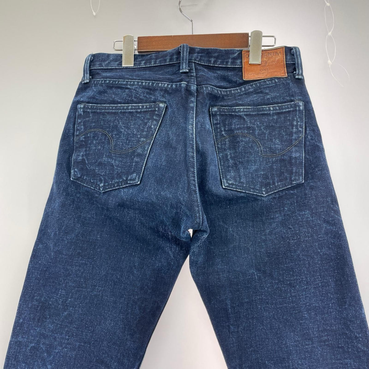 デニムパンツ ONI DENIM 縦緯インディゴ ストレート (31) 31 ネイビー