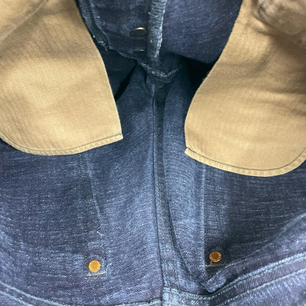 デニムパンツ ONI DENIM 縦緯インディゴ ストレート (31) 31 ネイビー