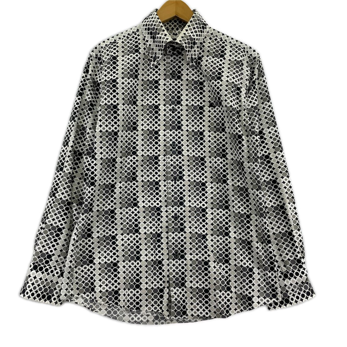長袖シャツ BURBERRY BLACK LABEL L/S総柄シャツ (2) 2 ブラック