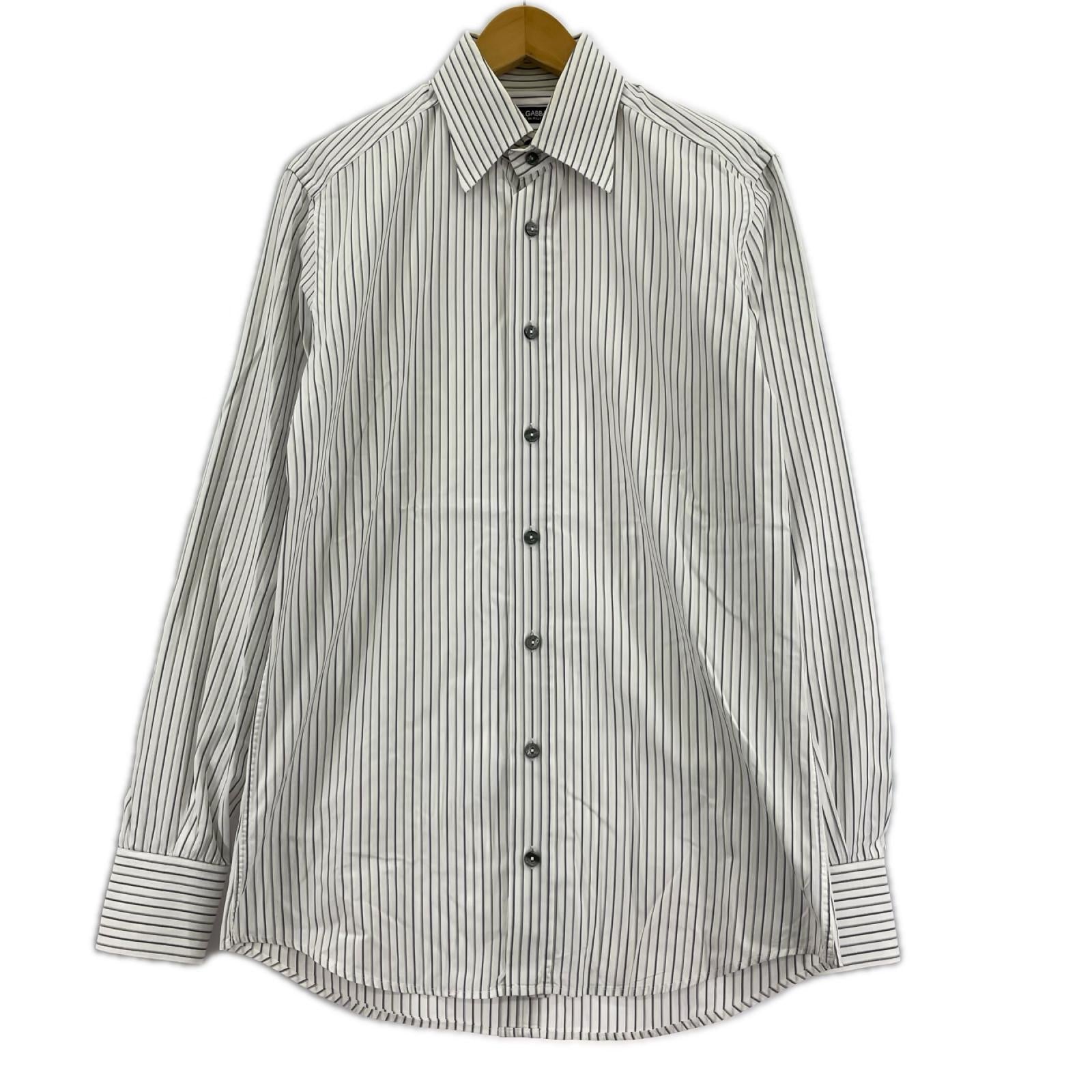 長袖シャツ DOLCE&GABBANA ストライプシャツ 40