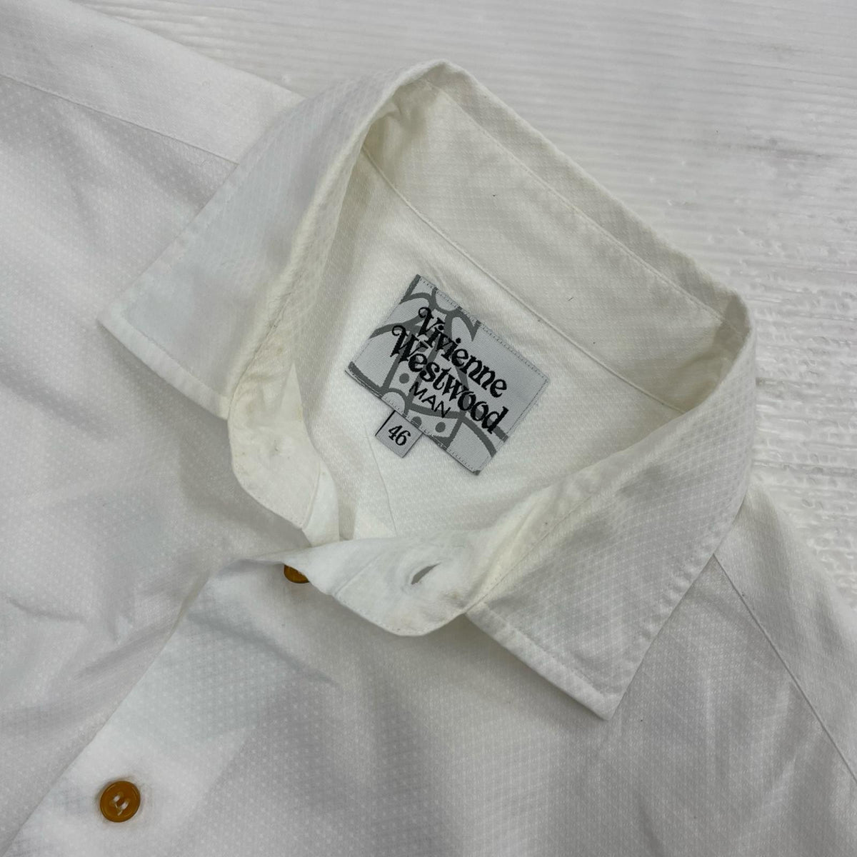 長袖シャツ Vivienne Westwood red label サンプル品 LSシャツ 白 (46) 46 ホワイト