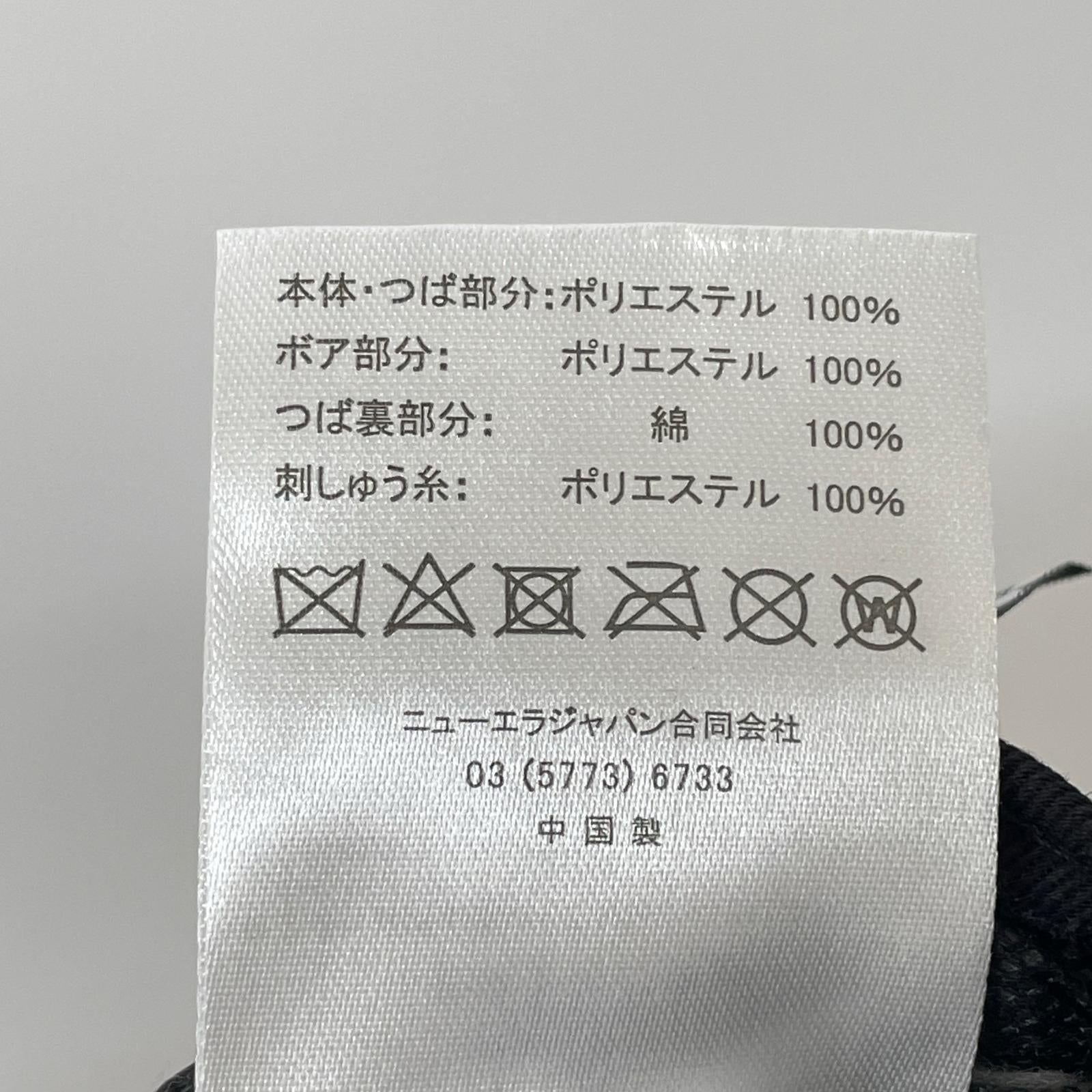 キャップ ドッグイヤーキャップ 黒 ブラック