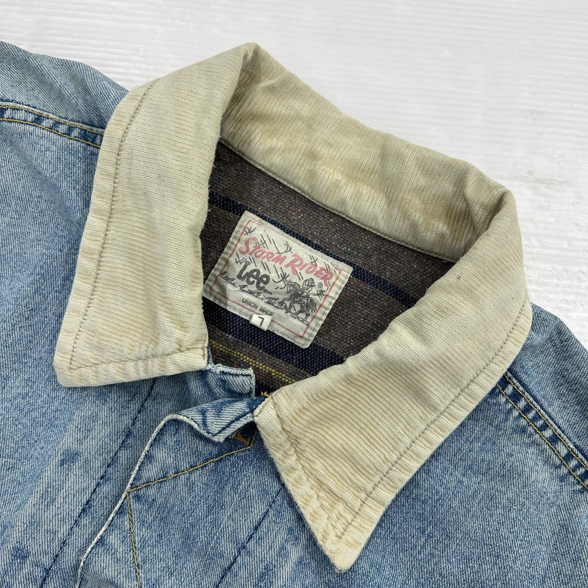 デニムジャケット LEE (リー) 70S-80S VINTAGE STORM RIDER L ブルー