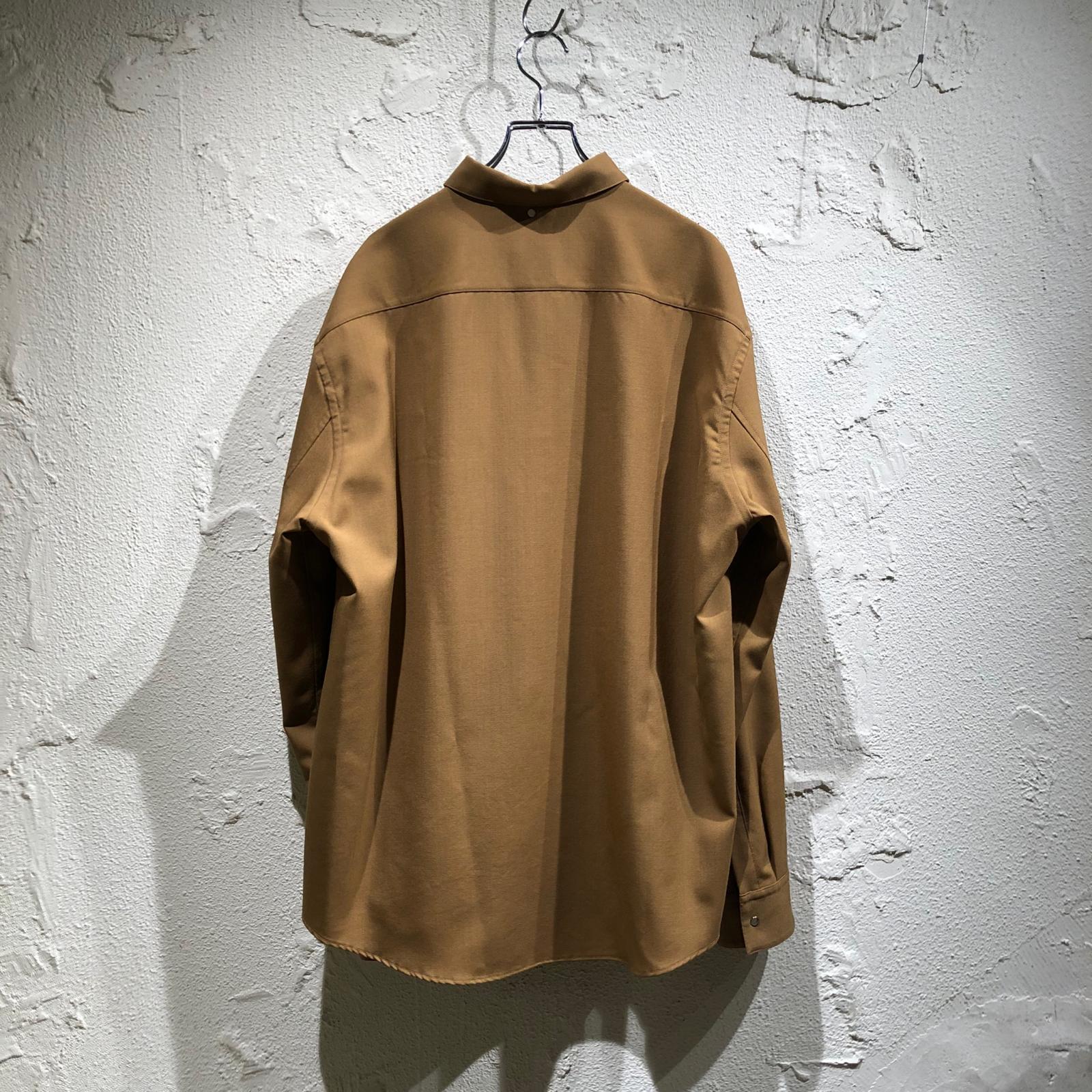 長袖シャツ INA WOOL WOVEN OVERSHIRT M