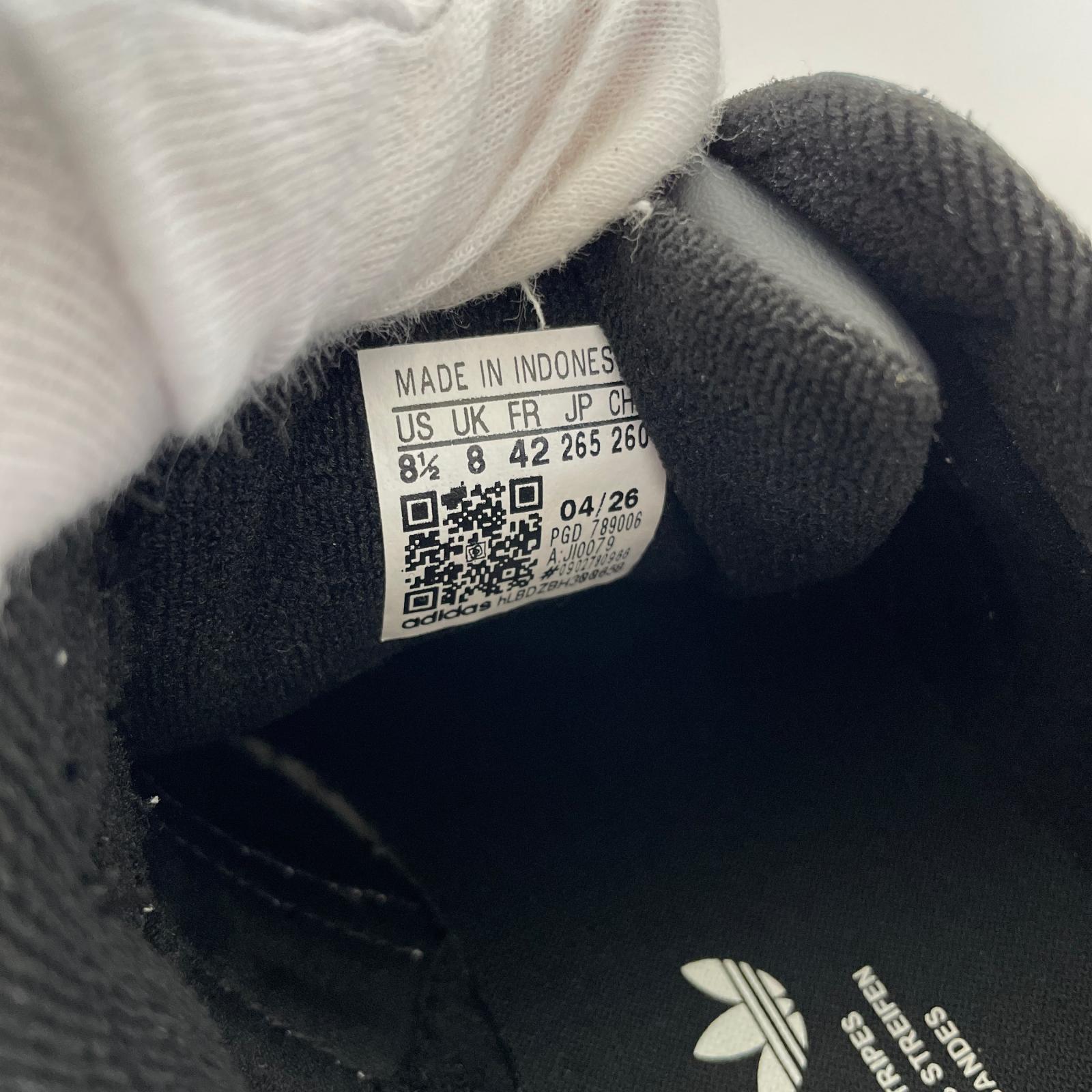 スニーカー adidas superstar black 26.5cm (US8 1/2 UK8 EU43) ブラック
