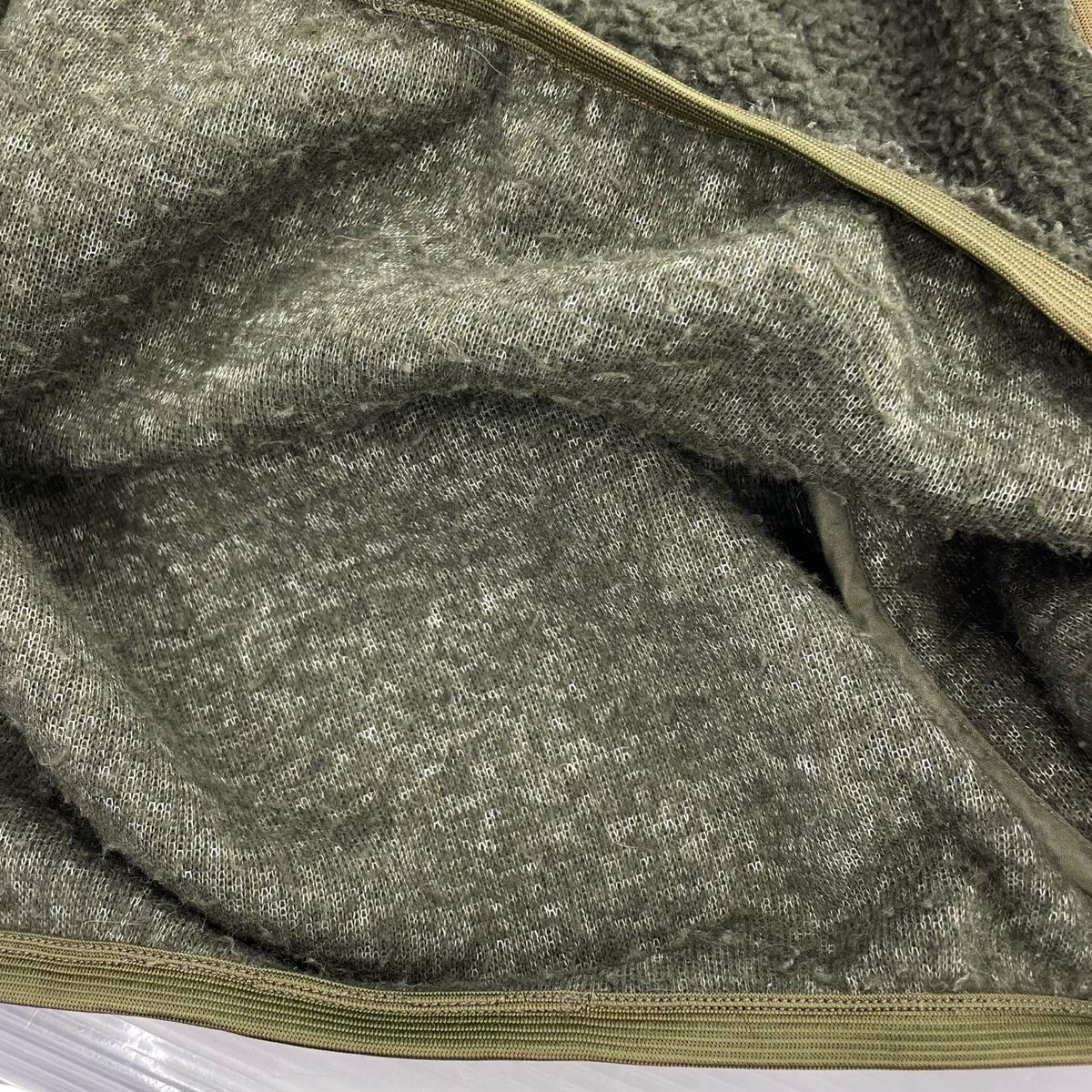 スウェット HAWKWOOD MERCANTILE ミリタリボアパーカー カーキ M M カーキ