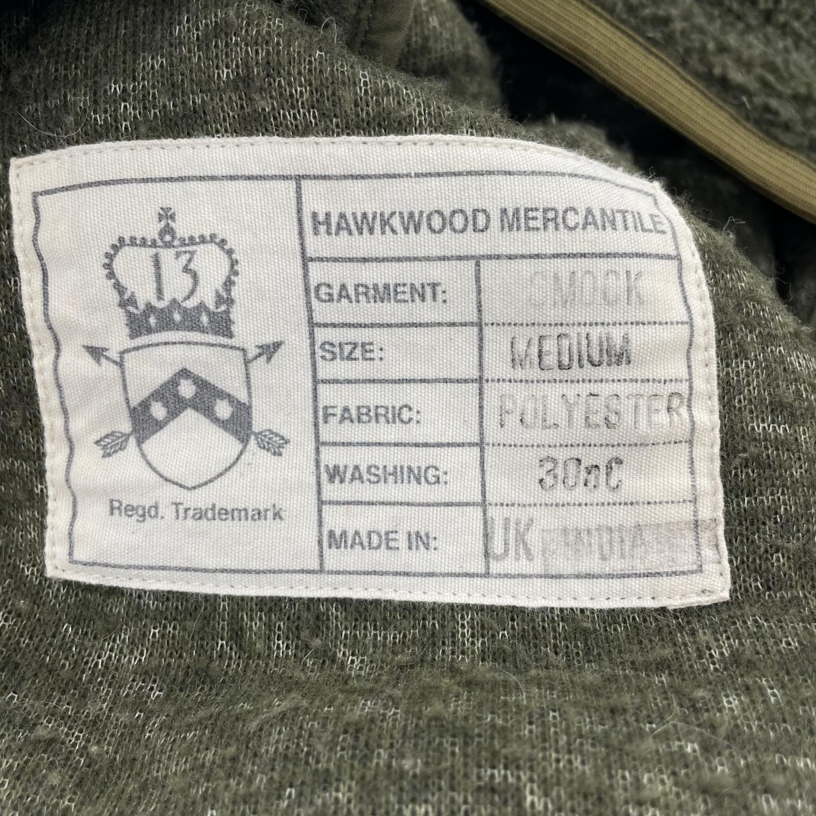 スウェット HAWKWOOD MERCANTILE ミリタリボアパーカー カーキ M M カーキ