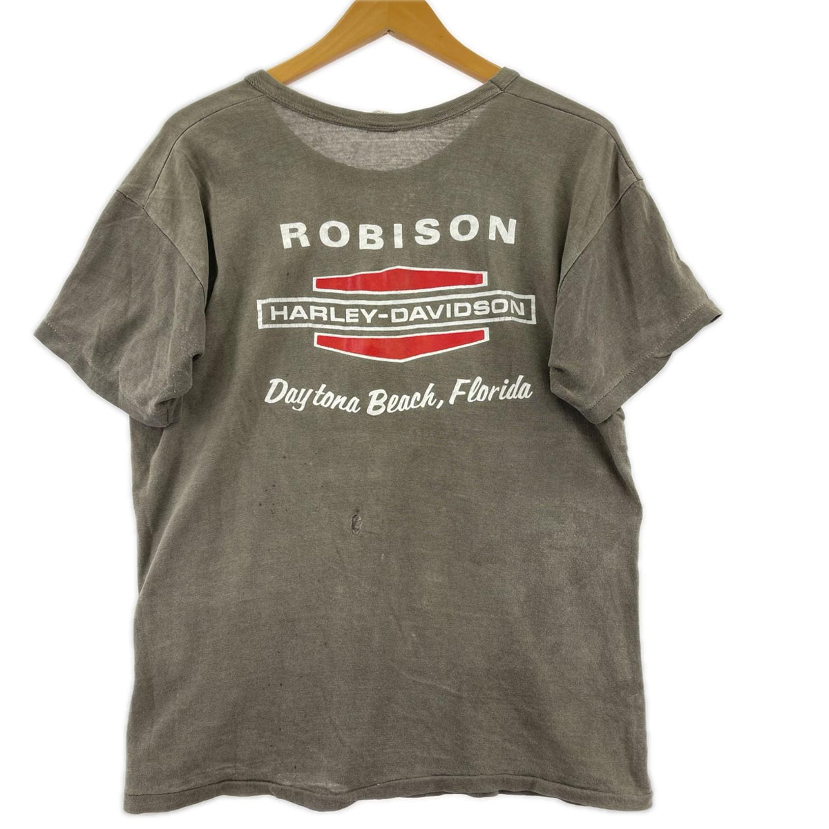 半袖Tシャツ RUSSEL ATHLETIC 70S ハーレープリント L グレー