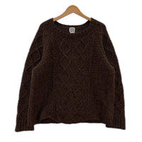 ニット 12AW フィッシャーマンセーター 3 ブラウン 3 ブラウン