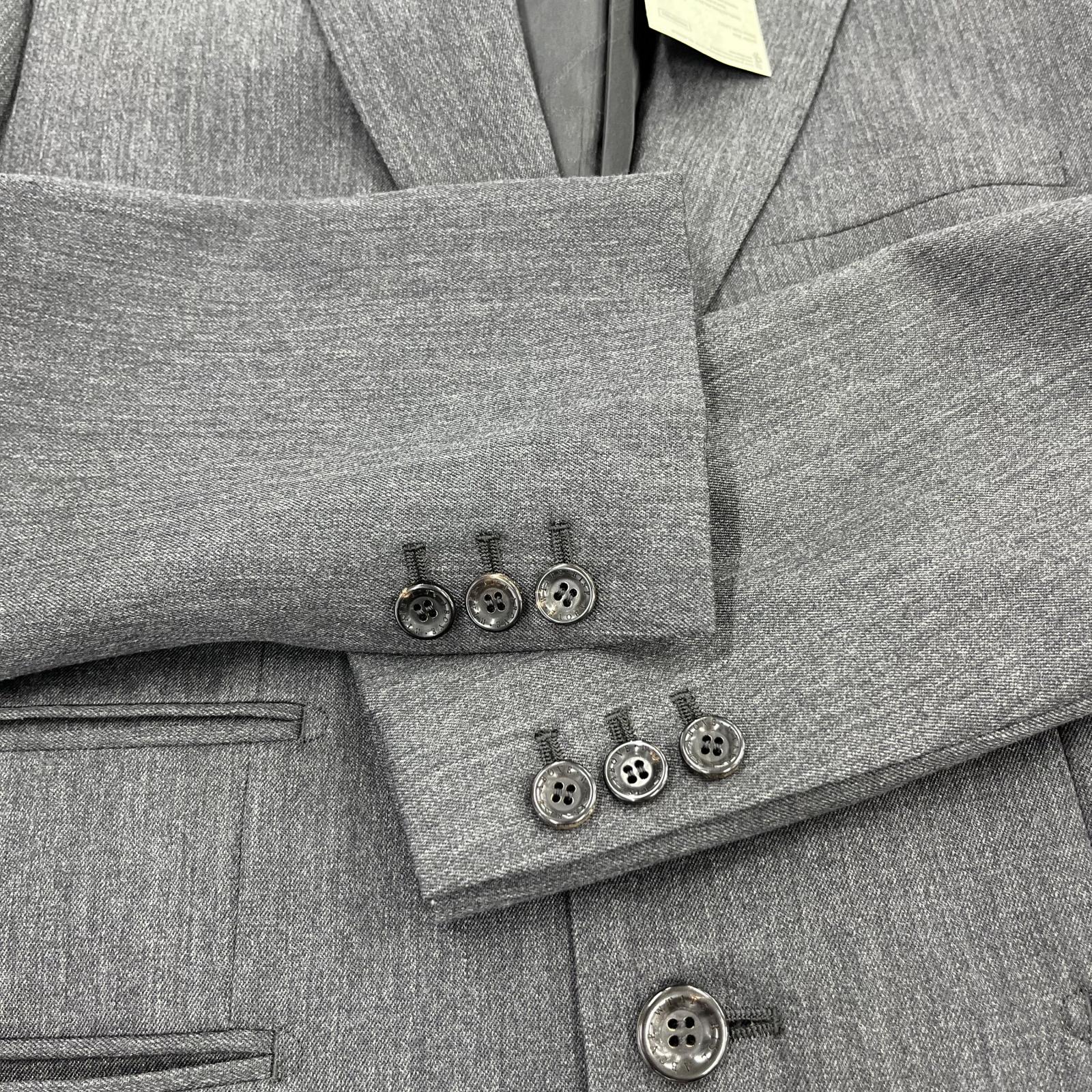 テーラードジャケット ROKUDENASHI JACKET.FORM.WOOL.GABARDINE 102SPDT-JKM03 PTM04 セットアップ L グレー