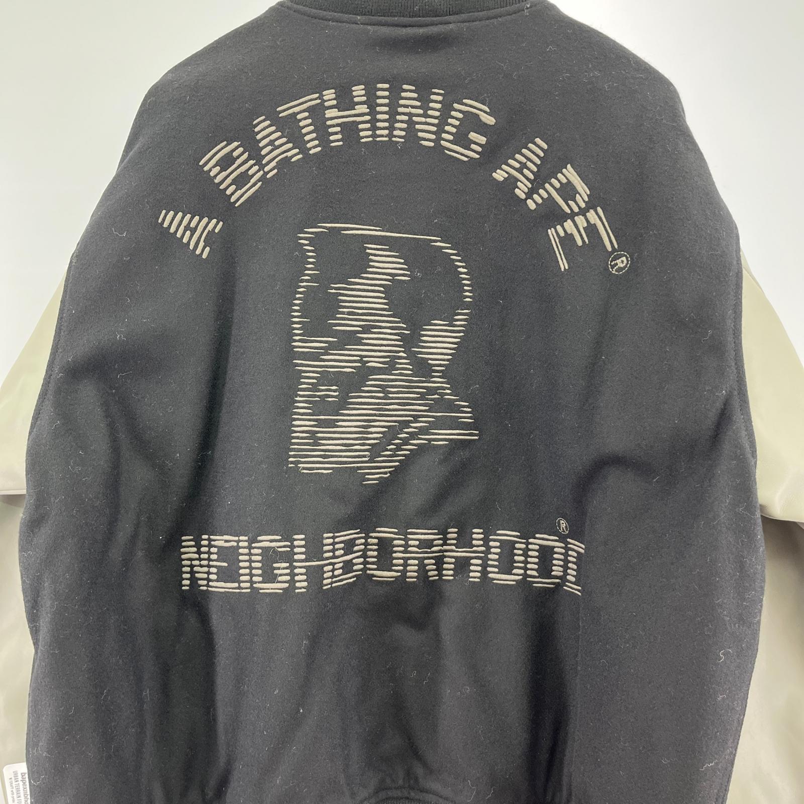 ジャケット BAPEXNBHD VARSITY JACKET 242NOAPN-JKM04S L