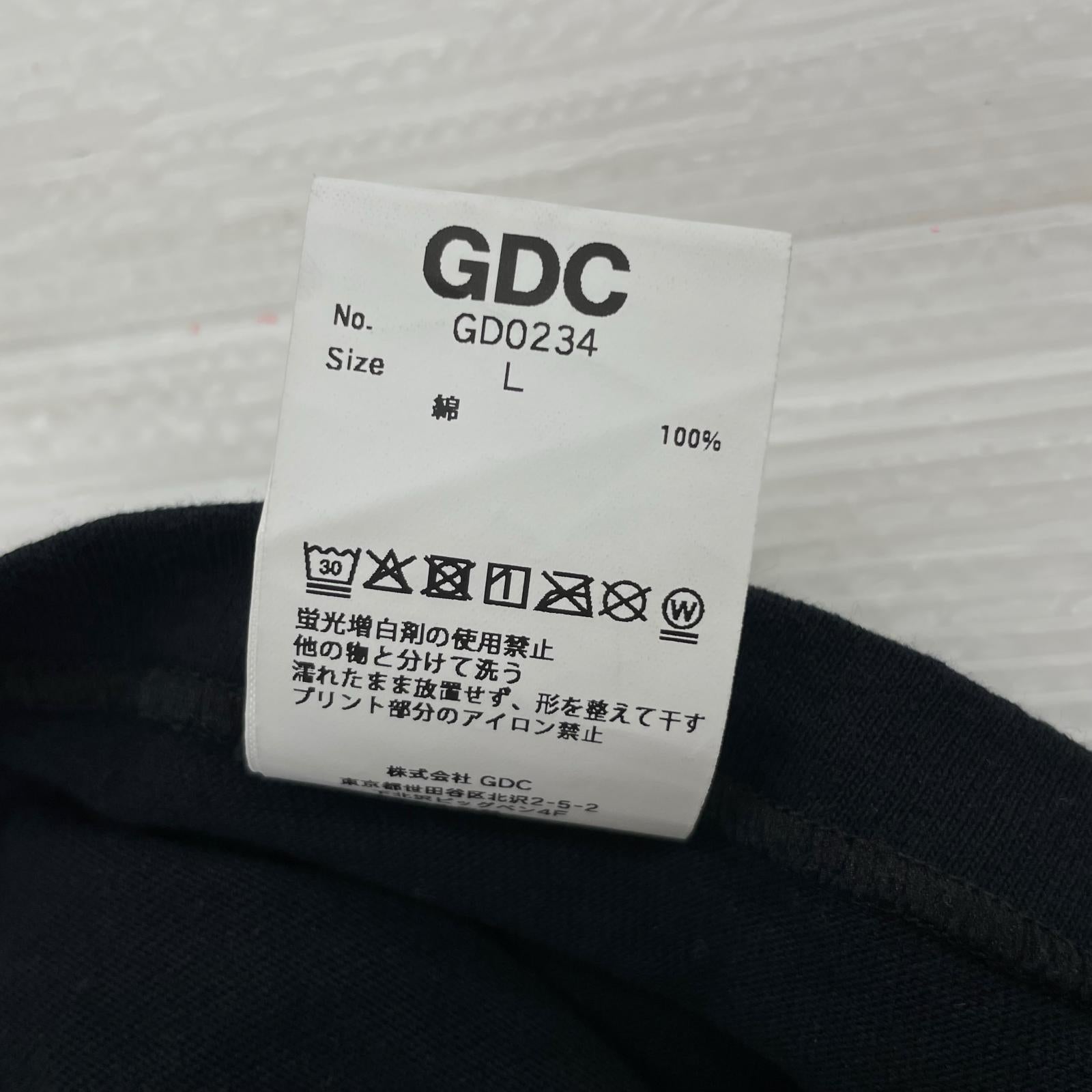 半袖Tシャツ GDC HG 1969 T-SHIRT GD0234 (L) ブラック L ブラック