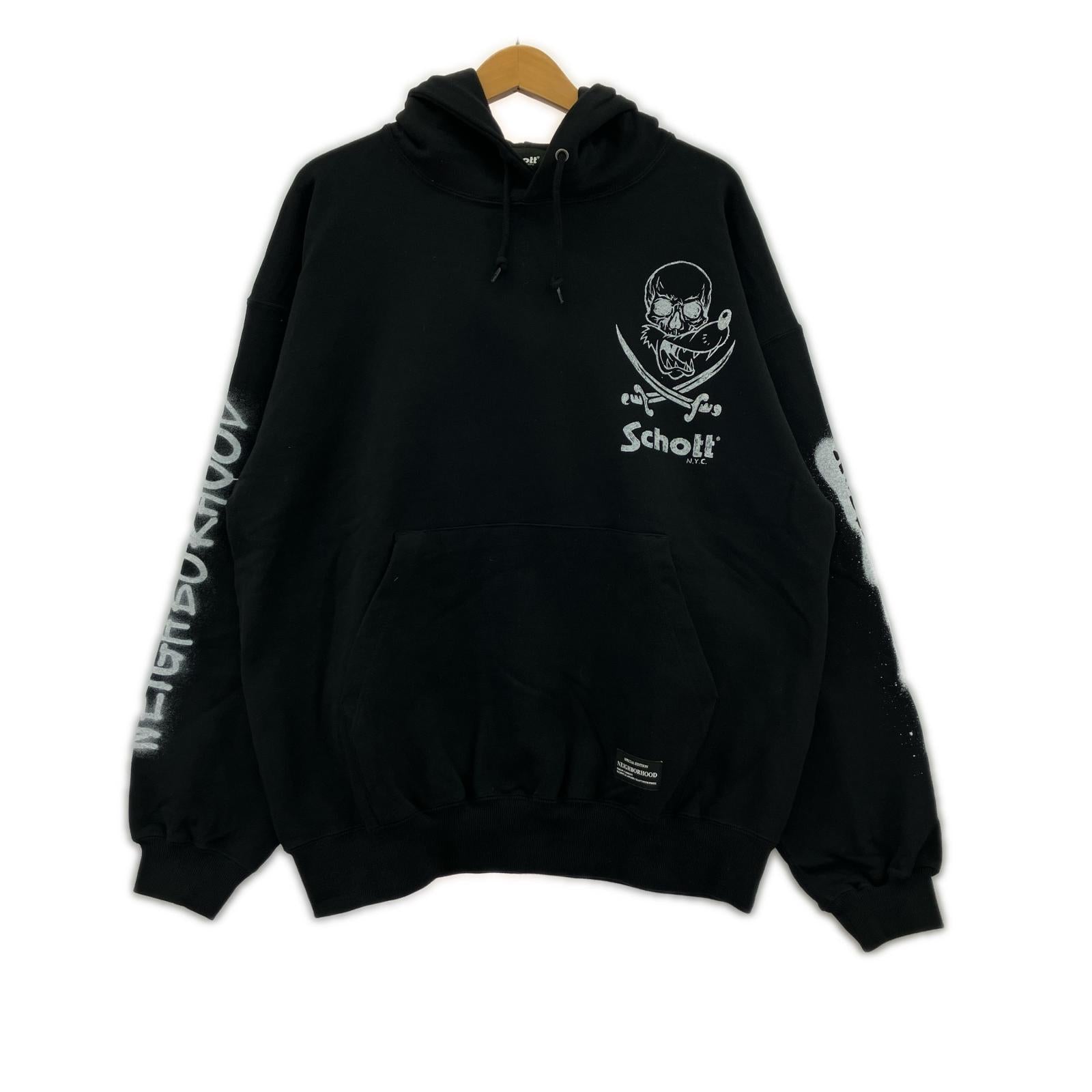 パーカー 23AW HOODED SWEAT 782-3231007 (L) ブラック L ブラック