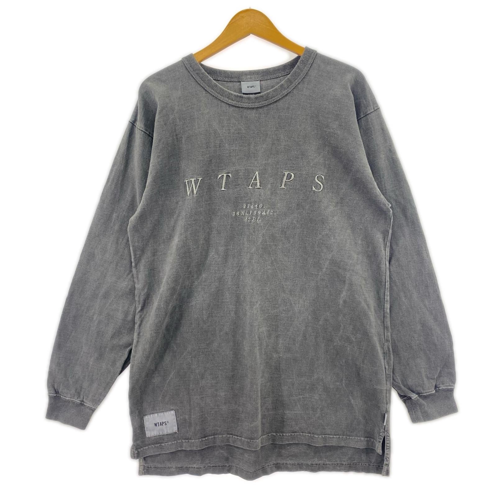 長袖Tシャツ DESIGN LS SYS TEE 181ATDT-CSM17 (M) 2 グレー