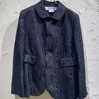 ジャケット COMME des GARCONS 25SS モアレ柄ラウンドカラージャケット S