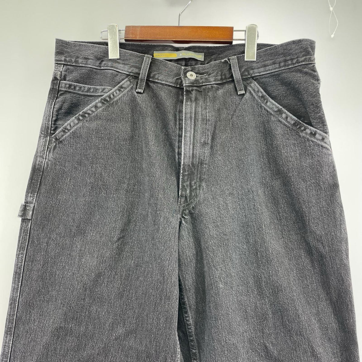 デニムパンツ 00s SILVERTAB デニムペインターパンツ 黒 (W36) 36 ブラック