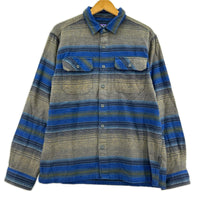長袖シャツ Fjord Flannel Shirt S ブルー