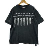 半袖Tシャツ MINUS Bootleg Tee MONOCHROME SHINE BLACK L 黒 2 ブラック