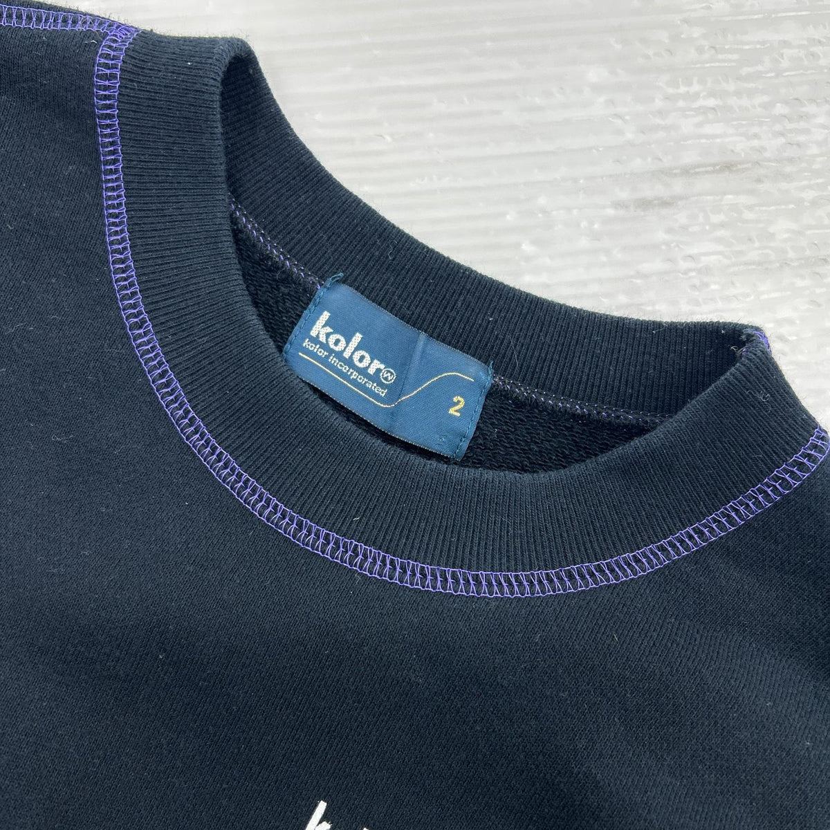 スウェット 20SS GINZA SIX限定 サテン切替 黒 (2) 2 ブラック