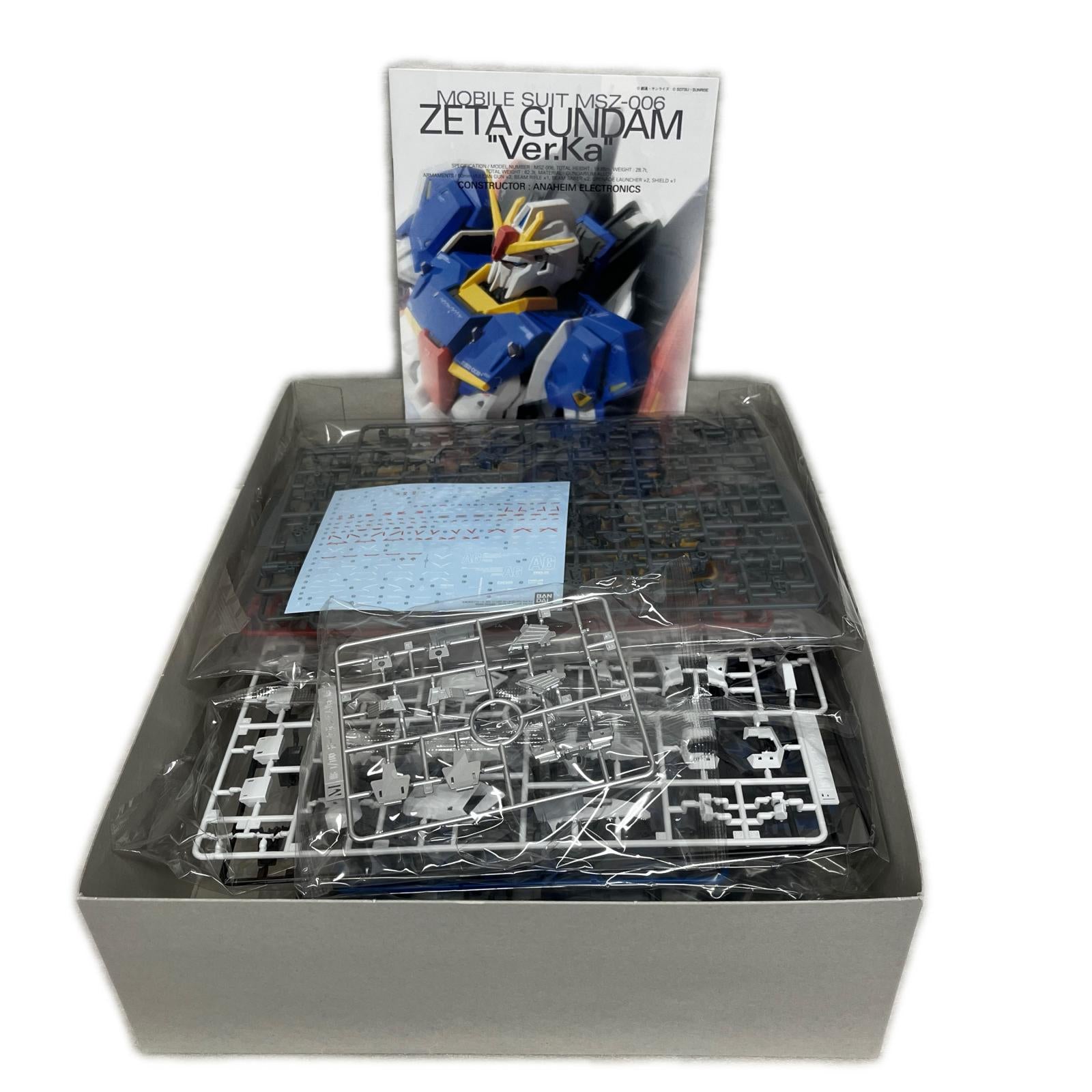 MG 1/100 ゼータガンダム Ver.Ka 機動戦士Zガンダム BANDAI ガンプラ