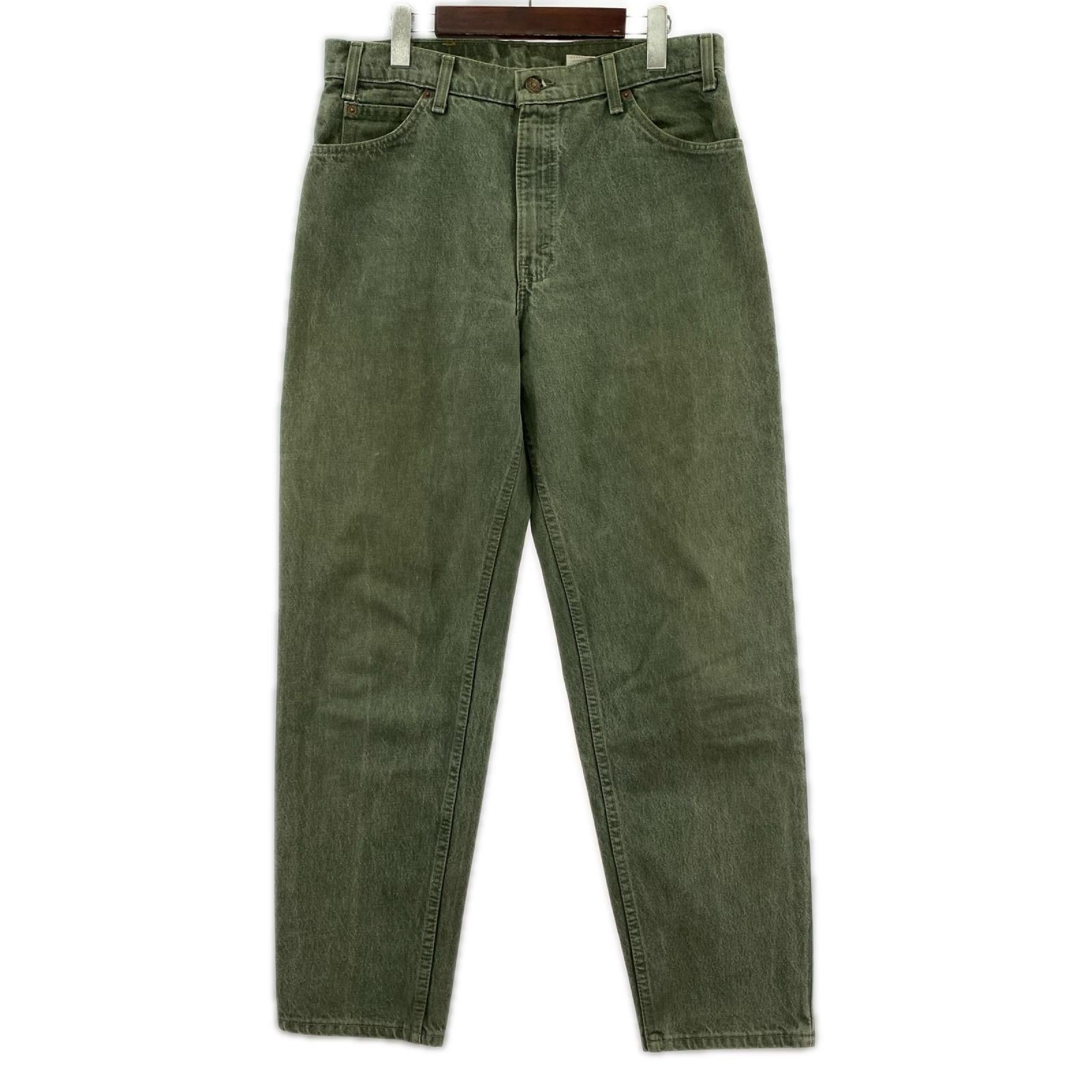 デニムパンツ 40550 USA製 W34 34 グリーン