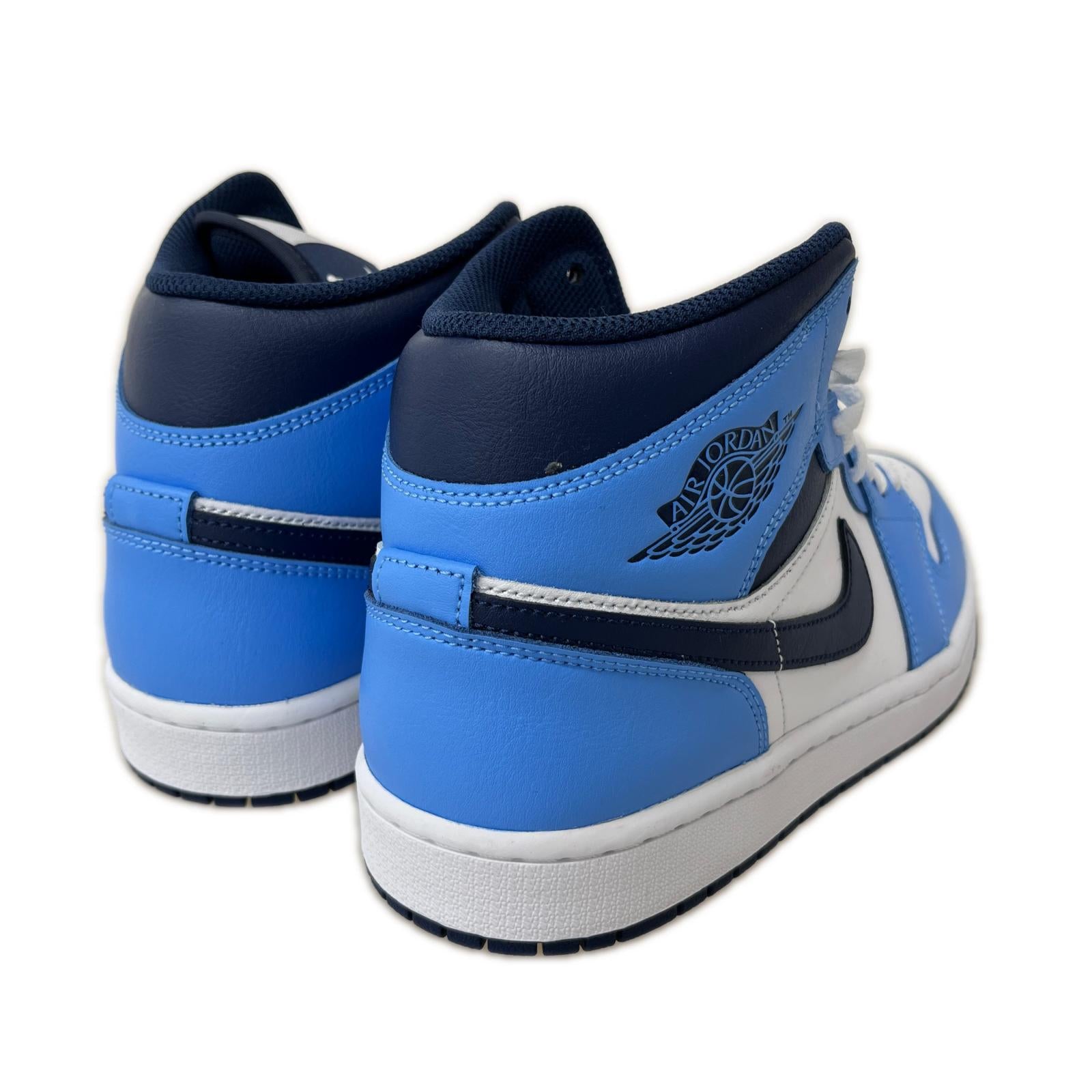 スニーカー DQ8426-405 Jordan Air 1 MID University Blue 27cm 27cm (US9 UK8 1/2 EU44)