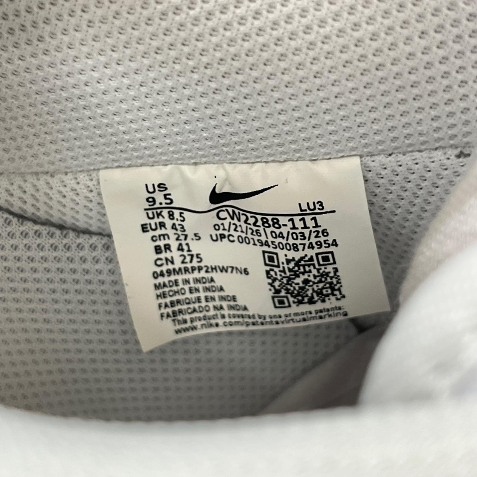 スニーカー CW2288-111 AIR FORCE 1 '07 27.5cm 27.5cm (US9 1/2 UK9 EU45) ホワイト
