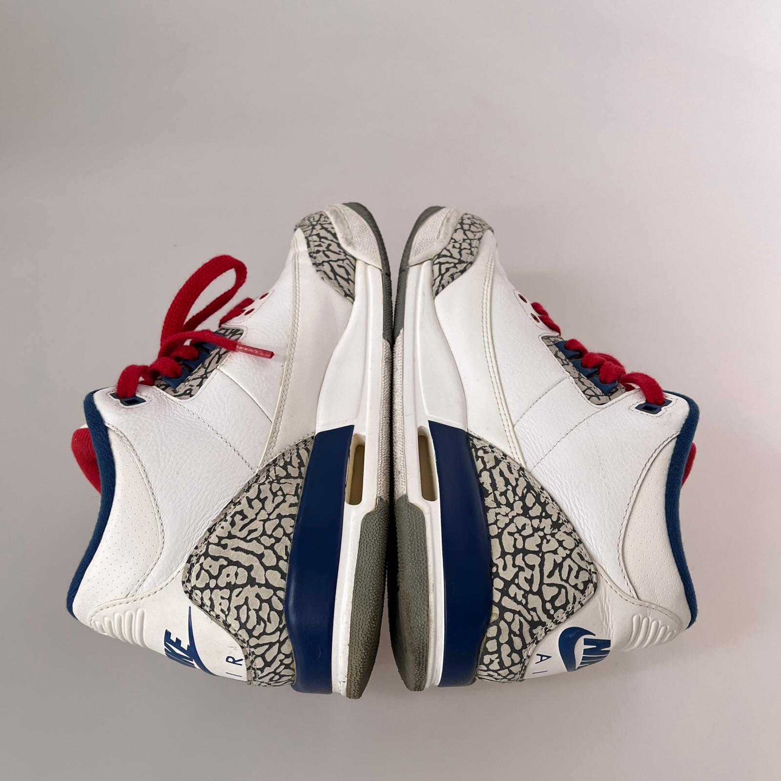スニーカー AIR JORDAN 3 GS True Blue 25.0cm 25cm (US7 UK6 1/2 EU40) ホワイト