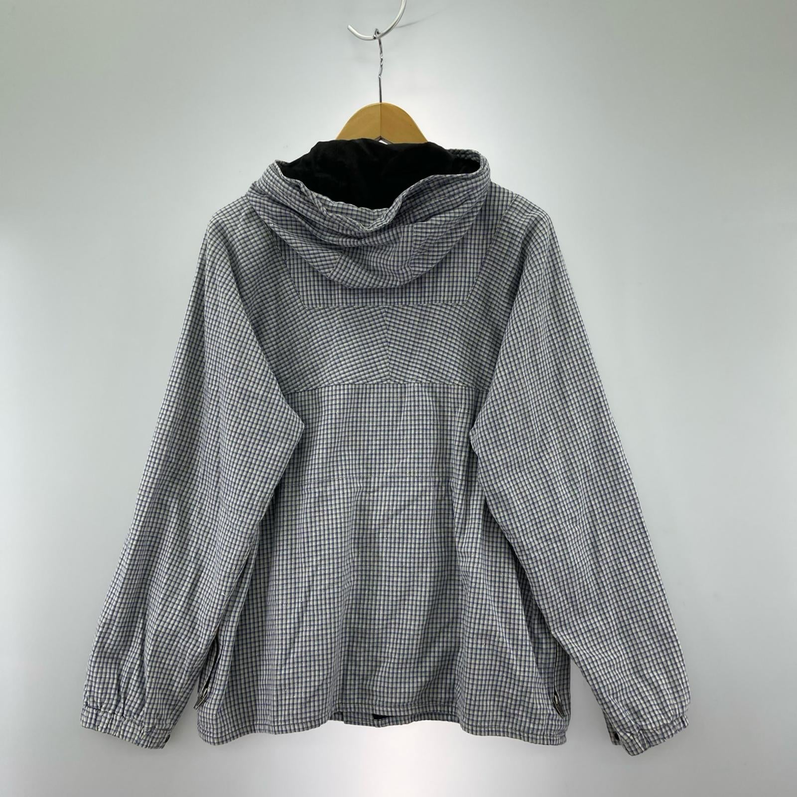 ジャケット チエックジャケット 青 38 ブルー