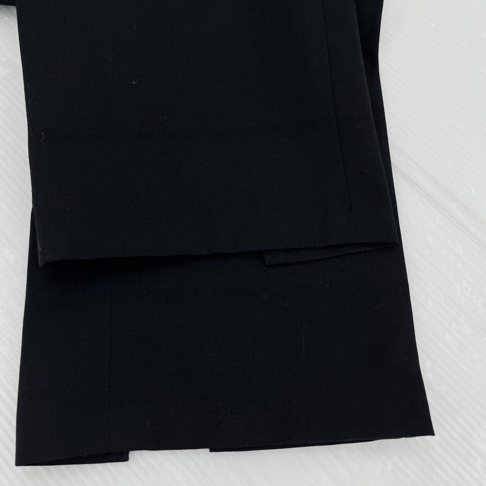 パンツ 19AW Hemslit Slacks 黒 (44) 44 ブラック