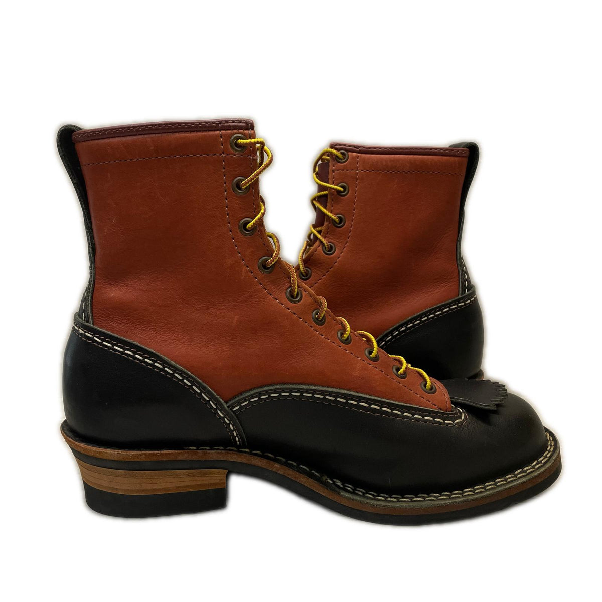 ブーツ WESCO カスタム ジョブマスター ブーツ 茶×黒 28cm (US10 UK9 1/2 EU46)