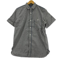 半袖シャツ JUNYA WATANABE COMME des GARCONS MAN ギンガムチェックシャツ 切替しステッチ AD-2010 (M) M