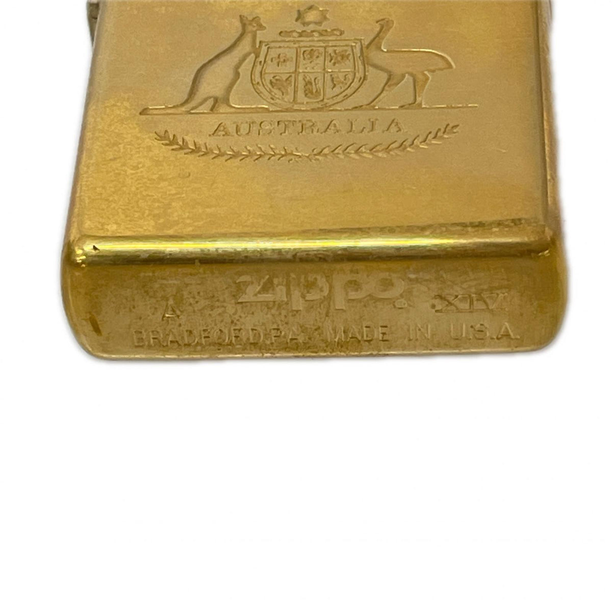 ライター ZIPPO AUSTRALIA ゴールド