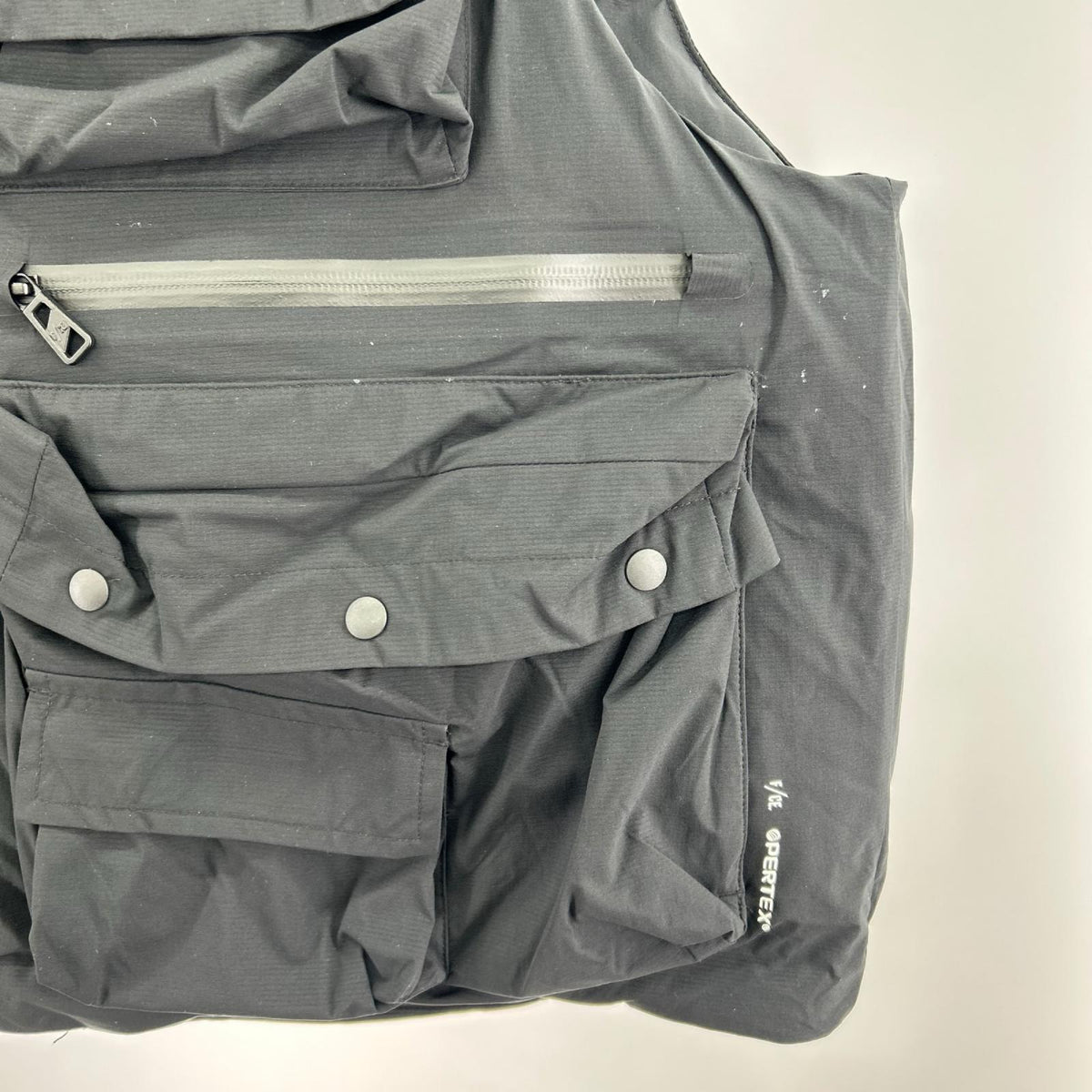 ダウンベスト F/CE PERTEX WATERPROOF DOWN VEST 黒 L ブラック