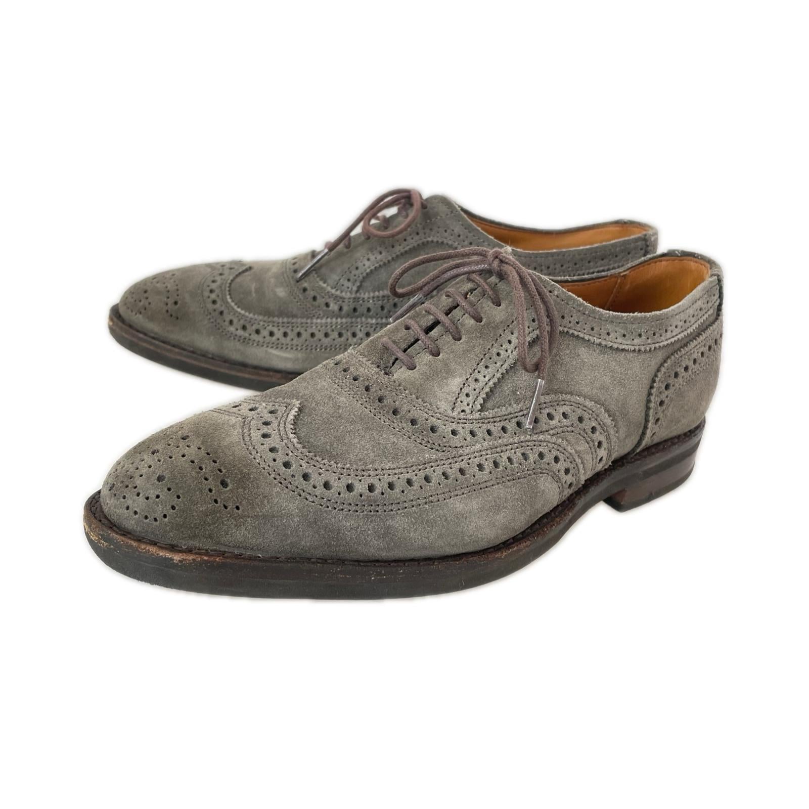 シューズ ALLEN EDMONDS/ウィングチップ/スエード