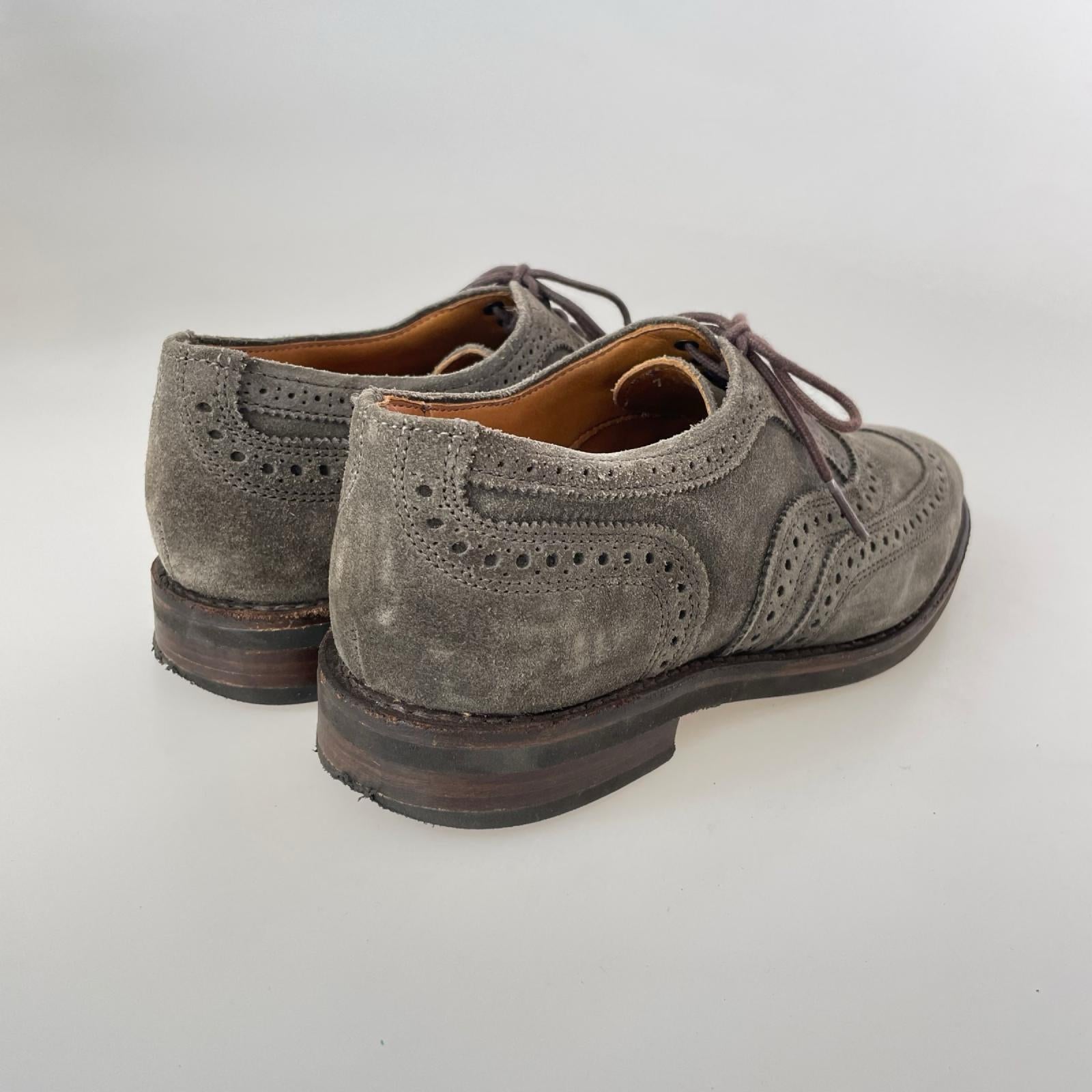 シューズ ALLEN EDMONDS/ウィングチップ/スエード