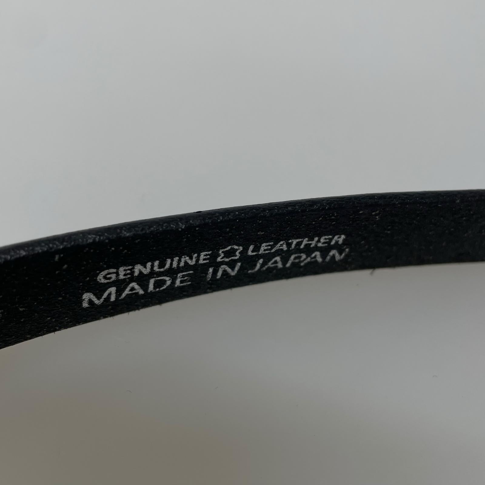 その他アクセサリー スタッズ ウエスタン ロングレザーベルト M ブラック
