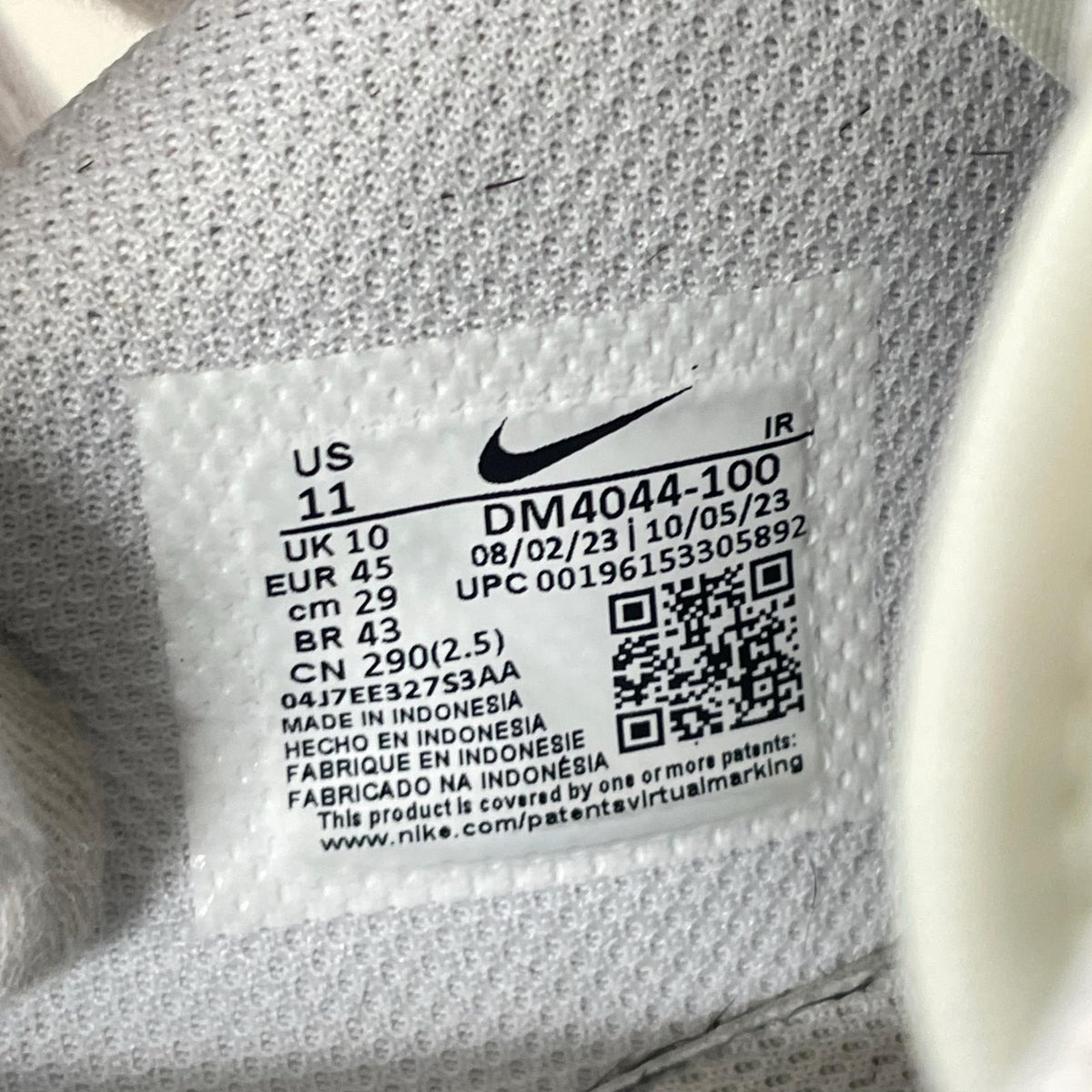 スニーカー CORTEZ 白 29cm 29cm (US11 UK10 1/2 EU48) ホワイト