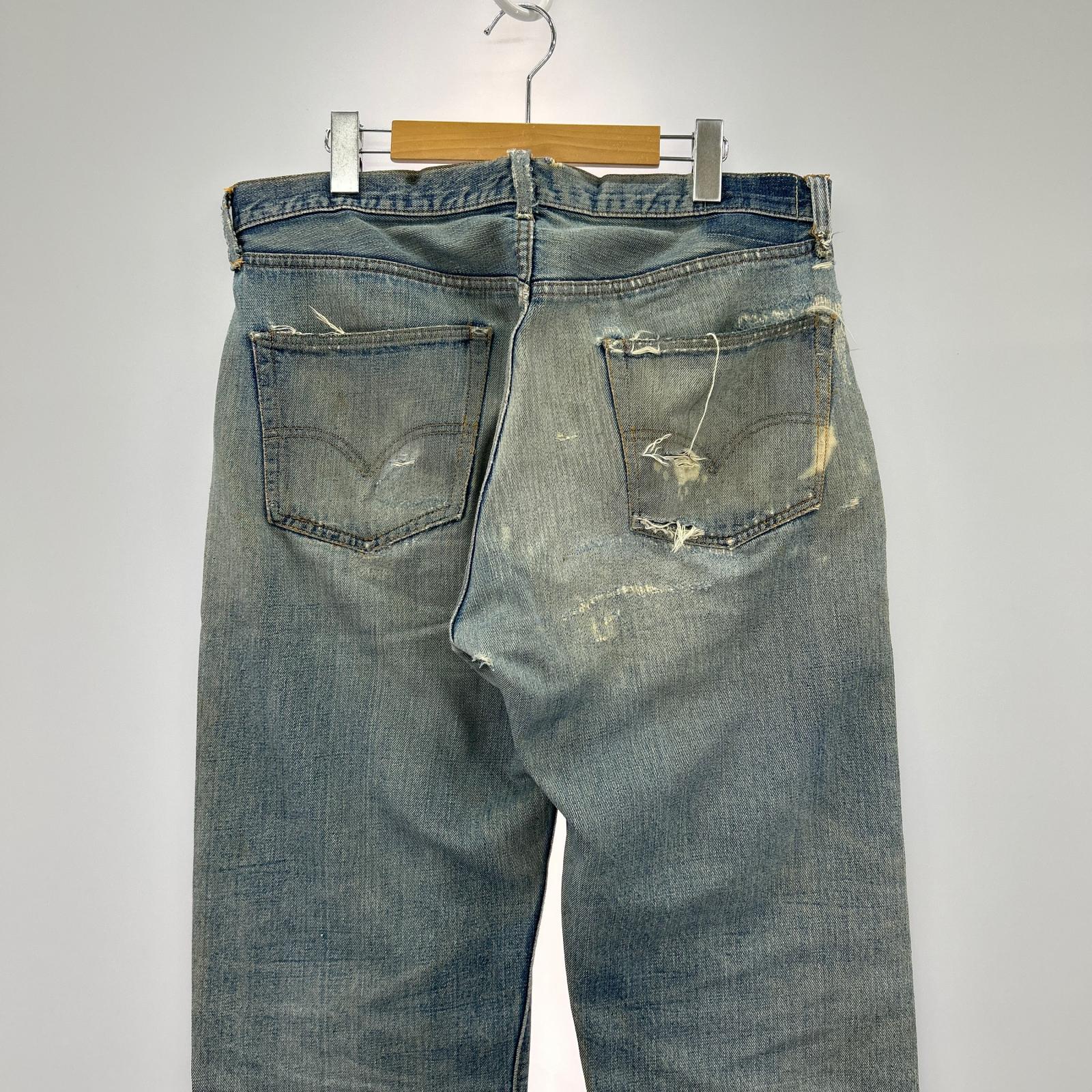 デニムパンツ 60~70S 501 BIGE ネイビー