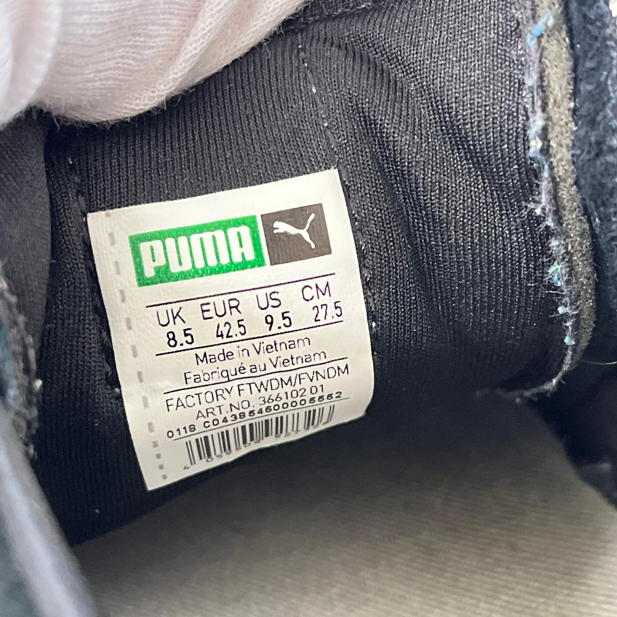 スニーカー SUEDE 90681S BLACK 27.5cm 27.5cm (US9 1/2 UK9 EU45)