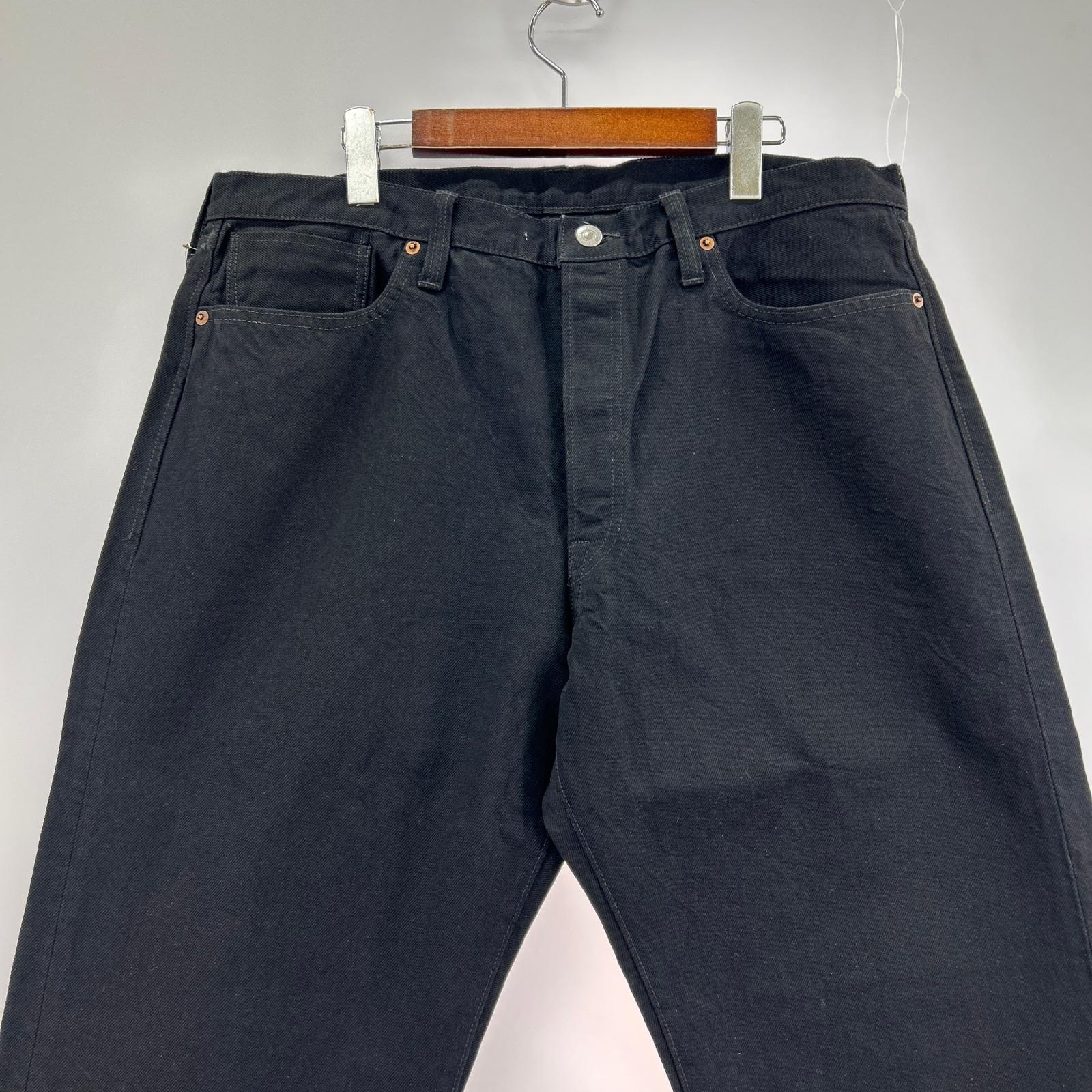 デニムパンツ 26SS BLACK DENIM PANTS(38) ブラック