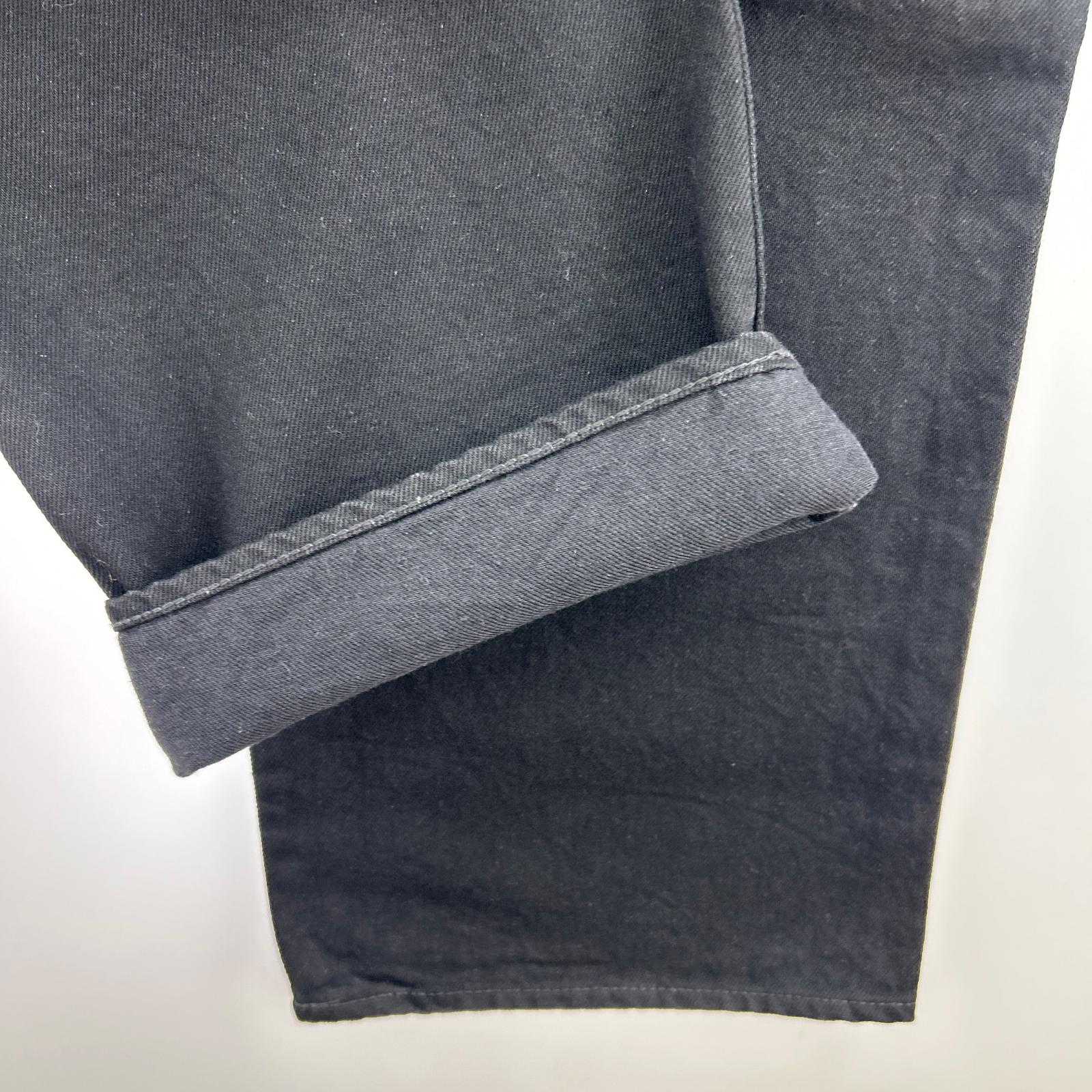 デニムパンツ 26SS BLACK DENIM PANTS(38) ブラック