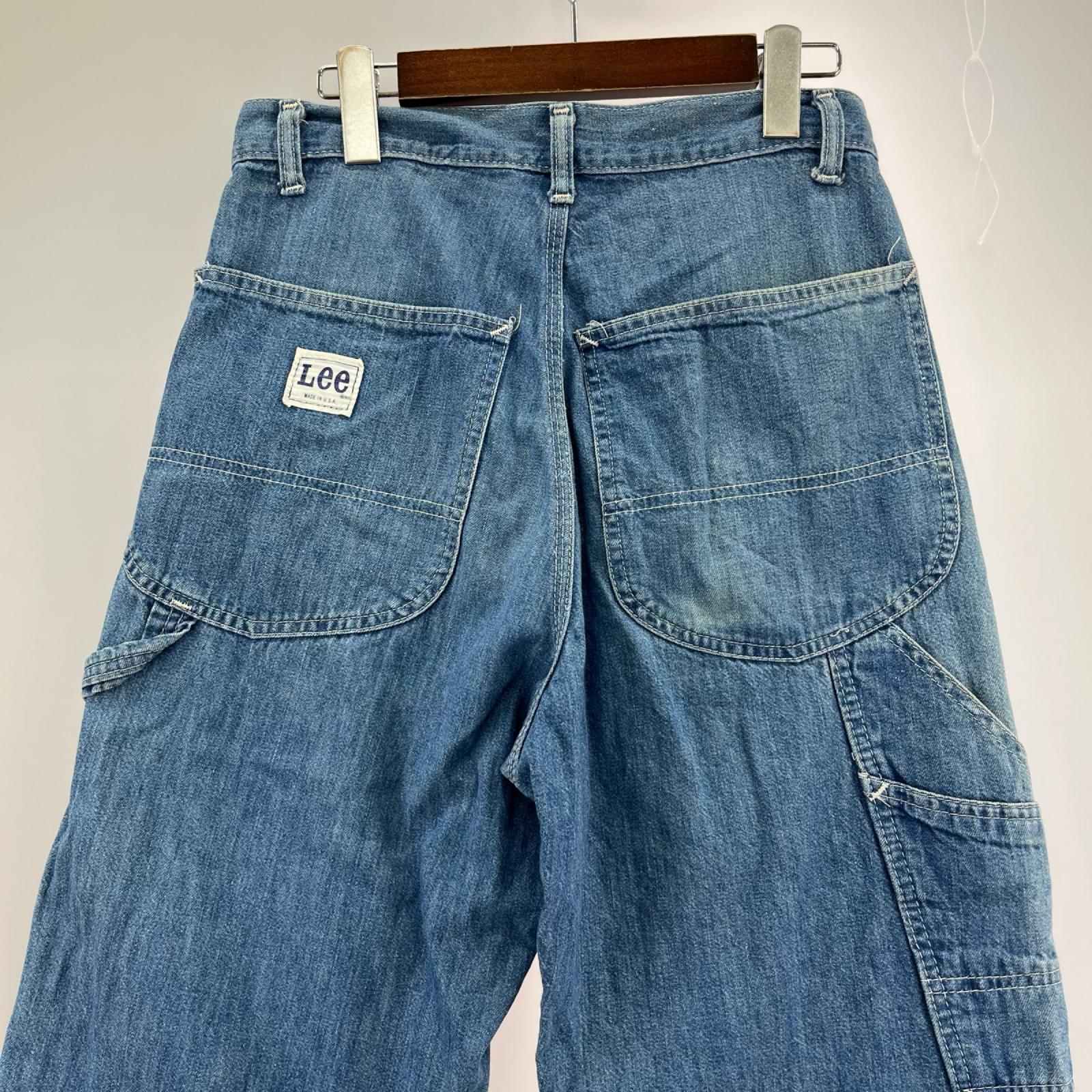 デニムパンツ Lee ペインターデニム 米国製 30 ブルー