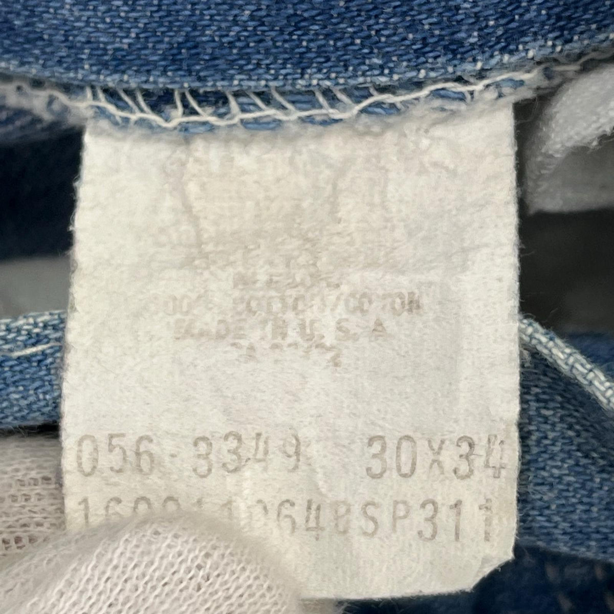 デニムパンツ Lee ペインターデニム 米国製 30 ブルー