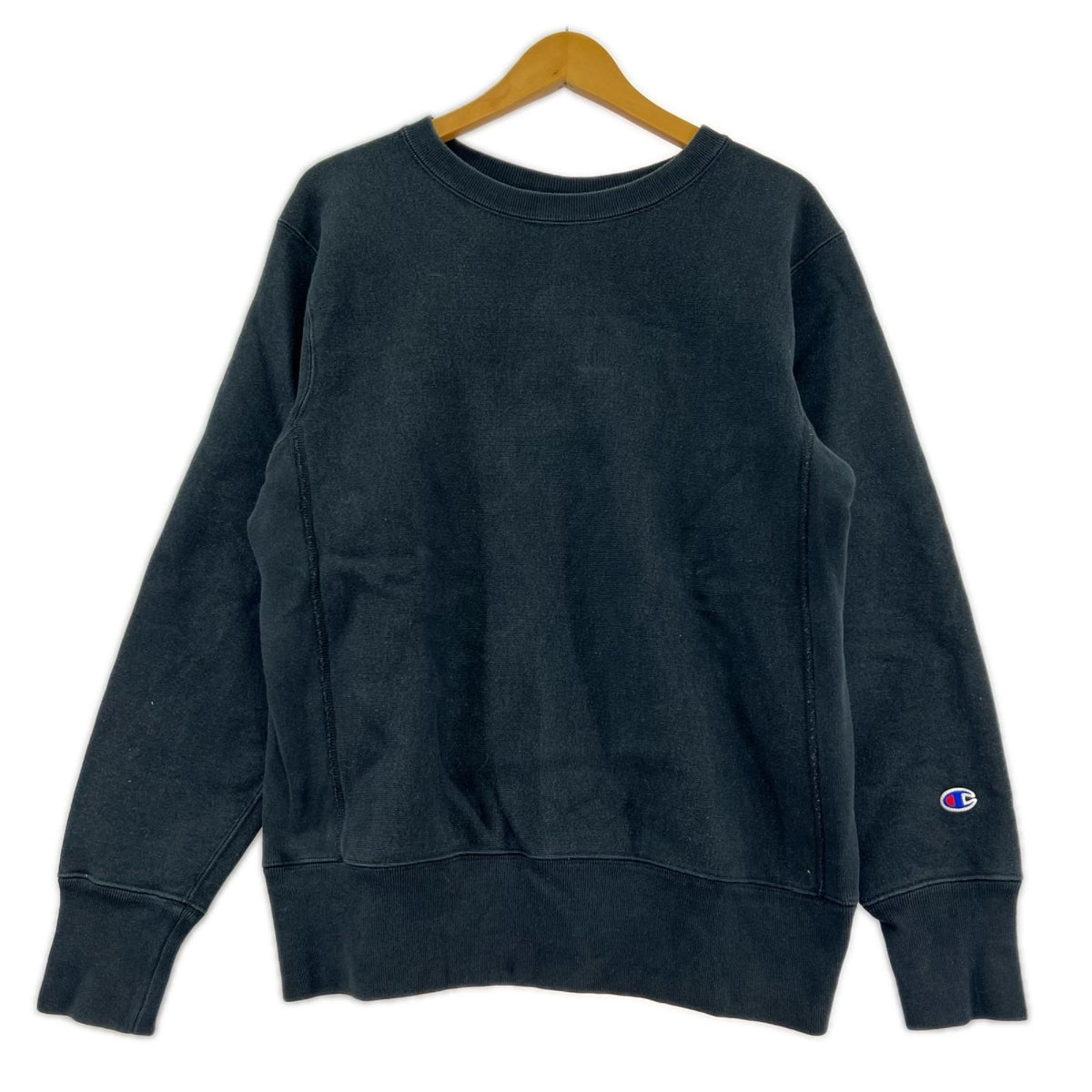 スウェット REVERSE WEAVE 単色タグ復刻 L ブラック