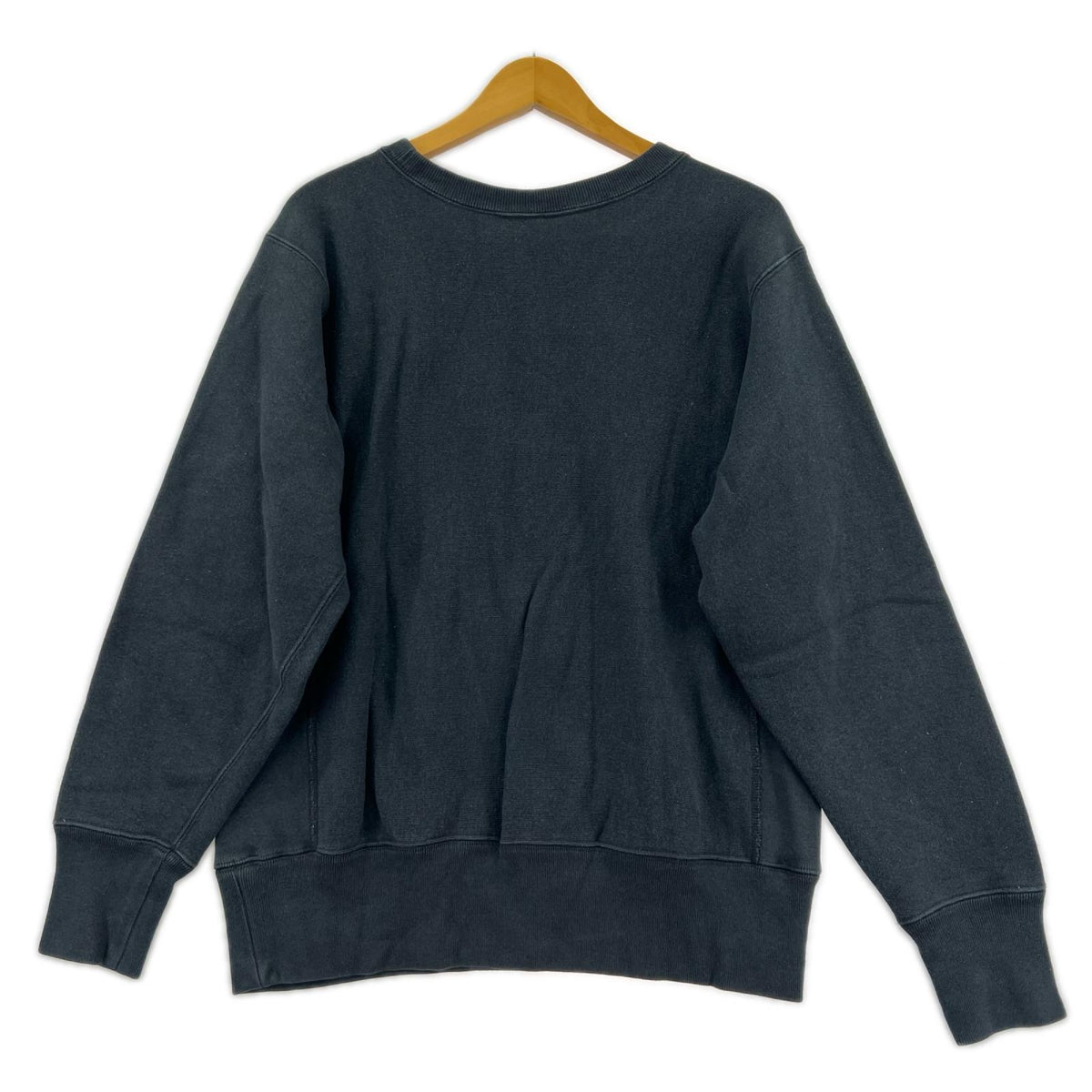 スウェット REVERSE WEAVE 単色タグ復刻 L ブラック