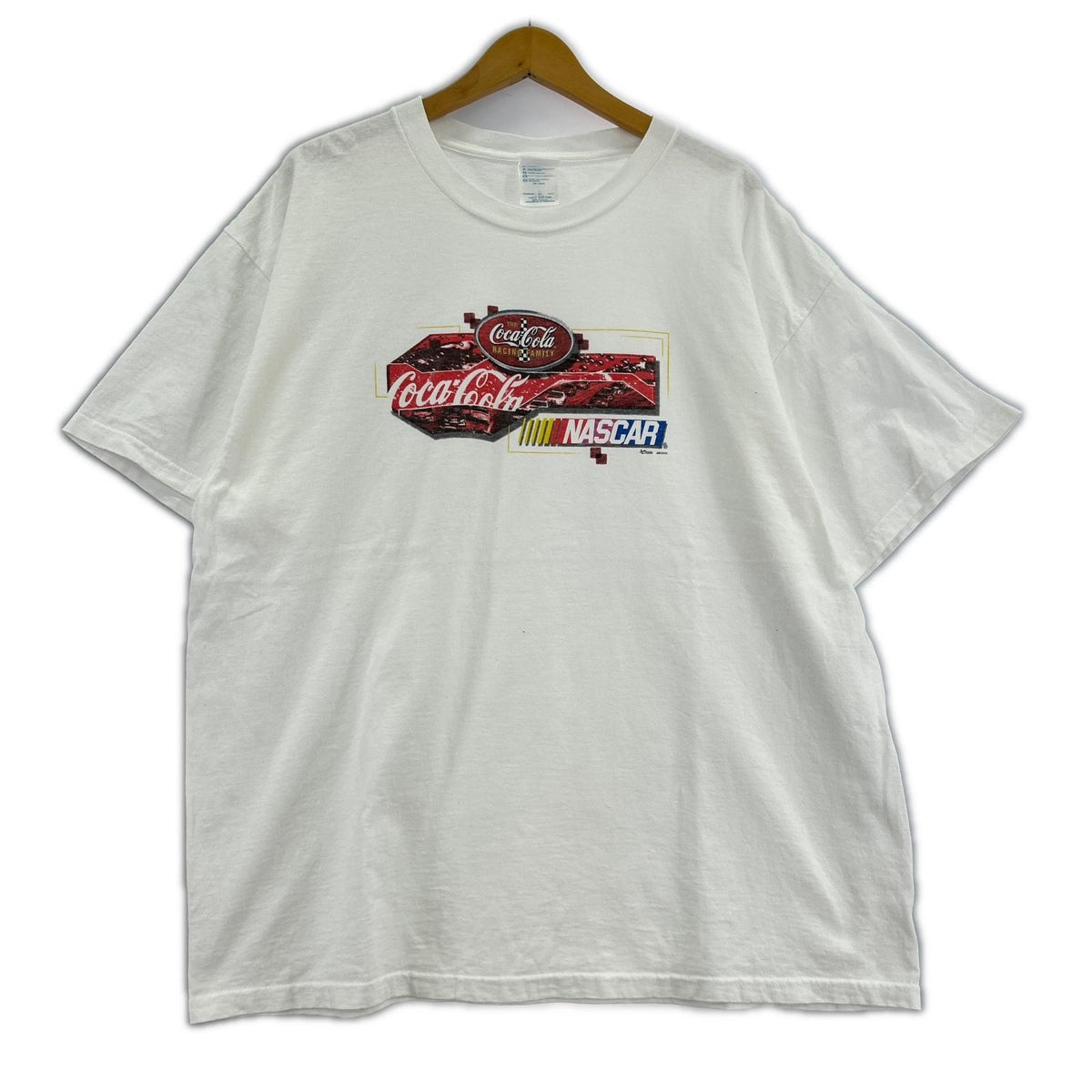 半袖Tシャツ 00s Coca-Cola Racinf Family 白 (XL) ホワイト