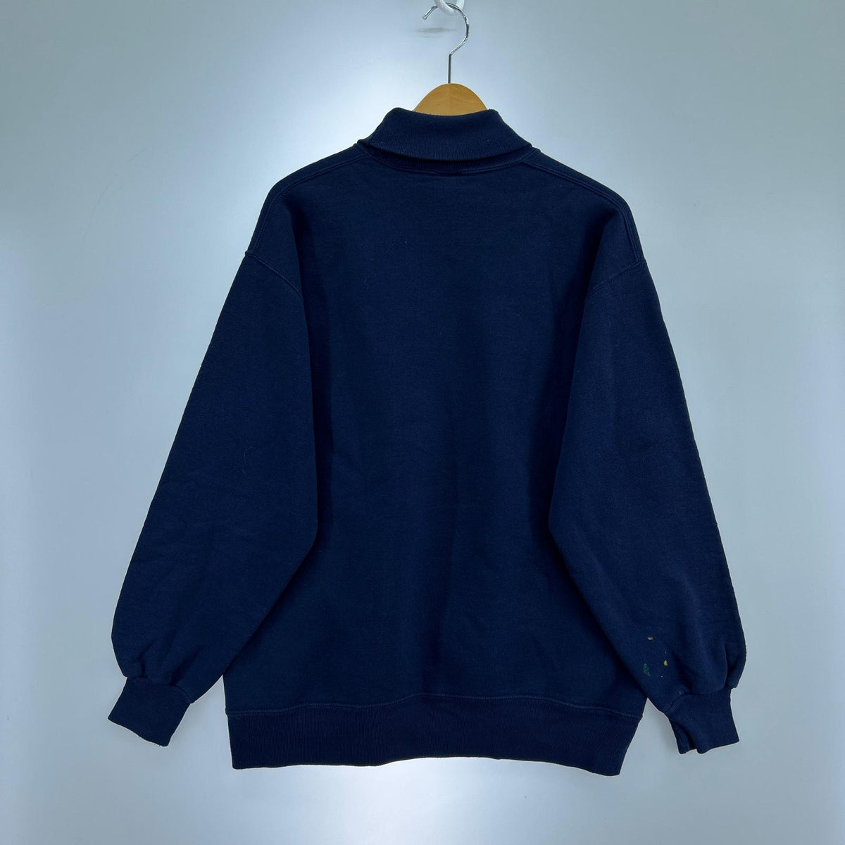 スウェット 90s RUSSEL USA製 タートルネック 青 XL ネイビー